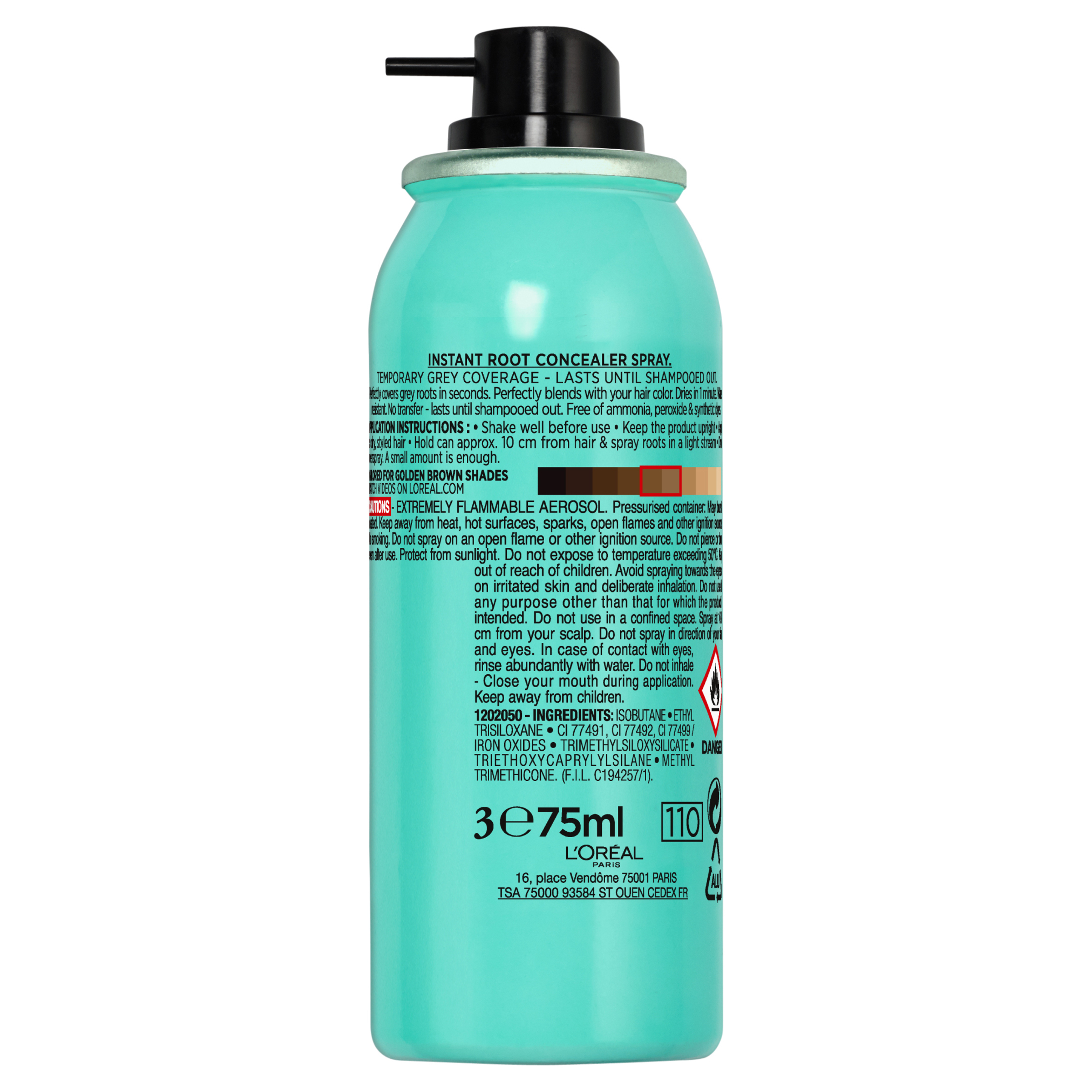 L'Oreal Paris Magic Retouch 10 Golden Brown 75ml - Image 2