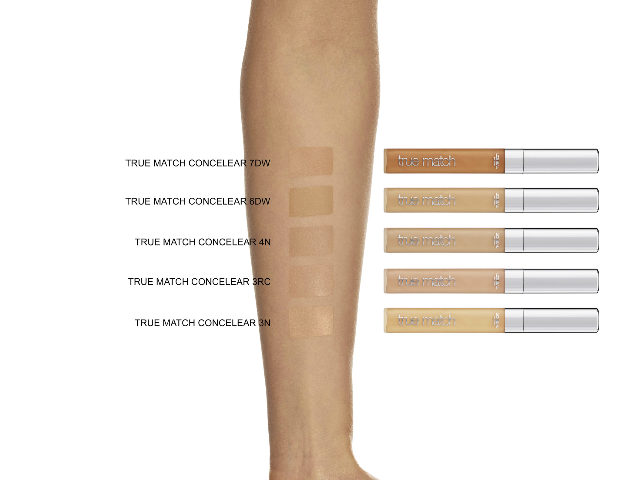 L'Oreal Paris True Match Concealer 4N Beige 1 each - Image 3