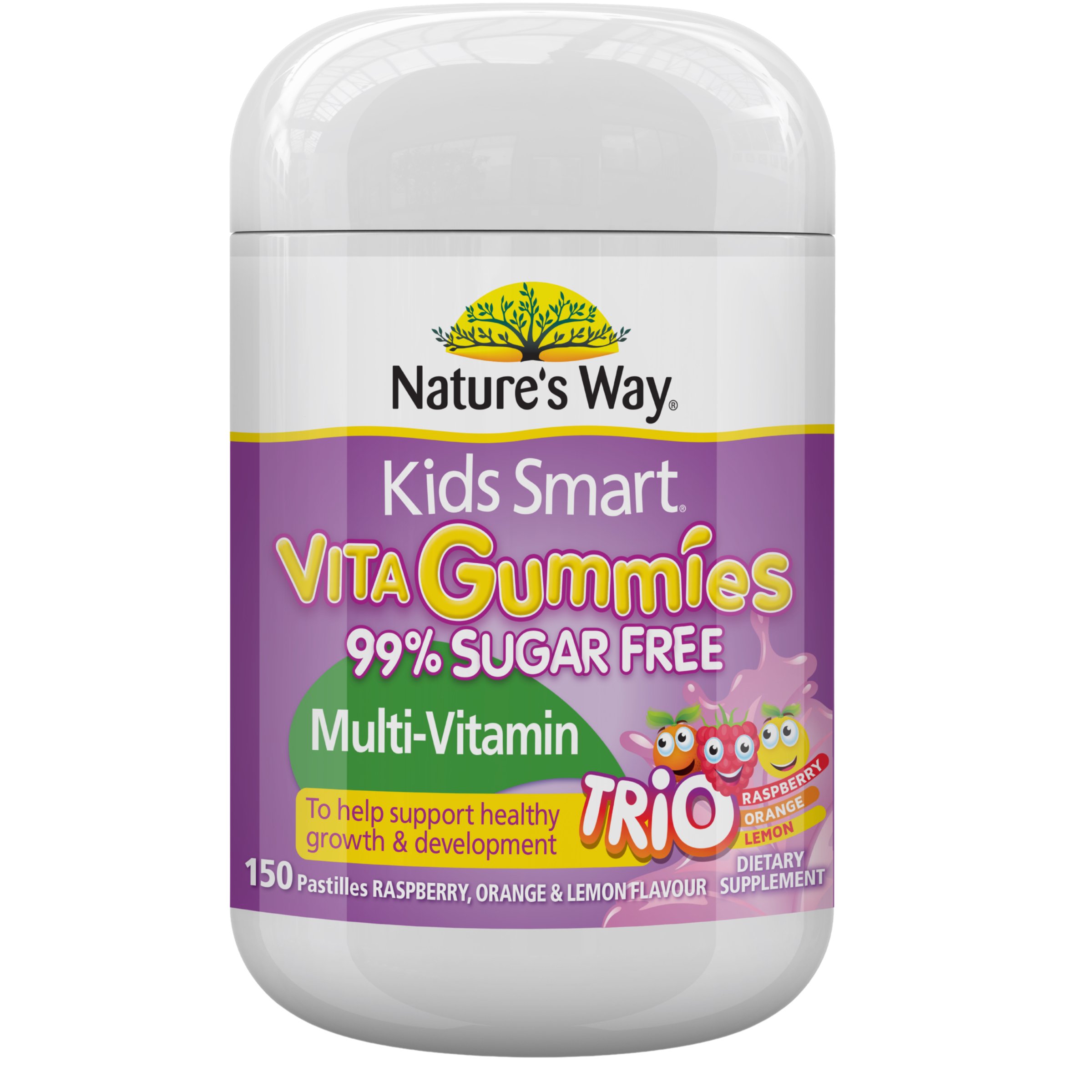 Nature's Way Kids Smart Vita Gummies Multi-Vitamin Sugar Free 150 pastilles - Image 1