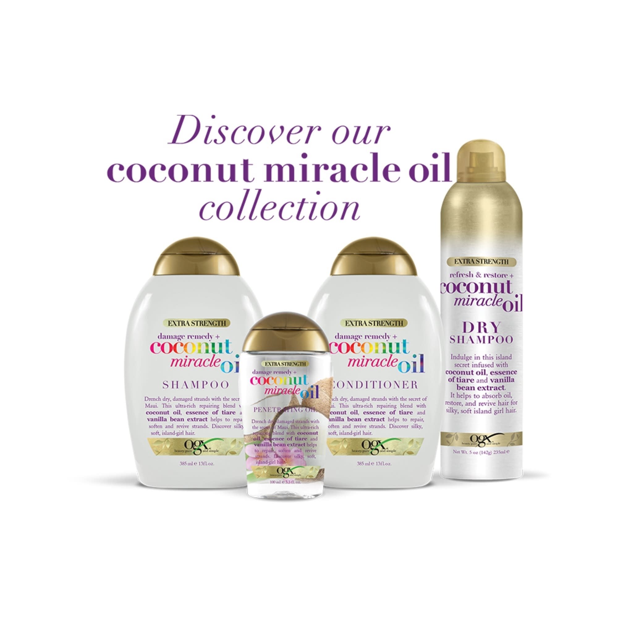 OGX Coconut Miracle Oil Penetrating Oil 100ml - Image 3