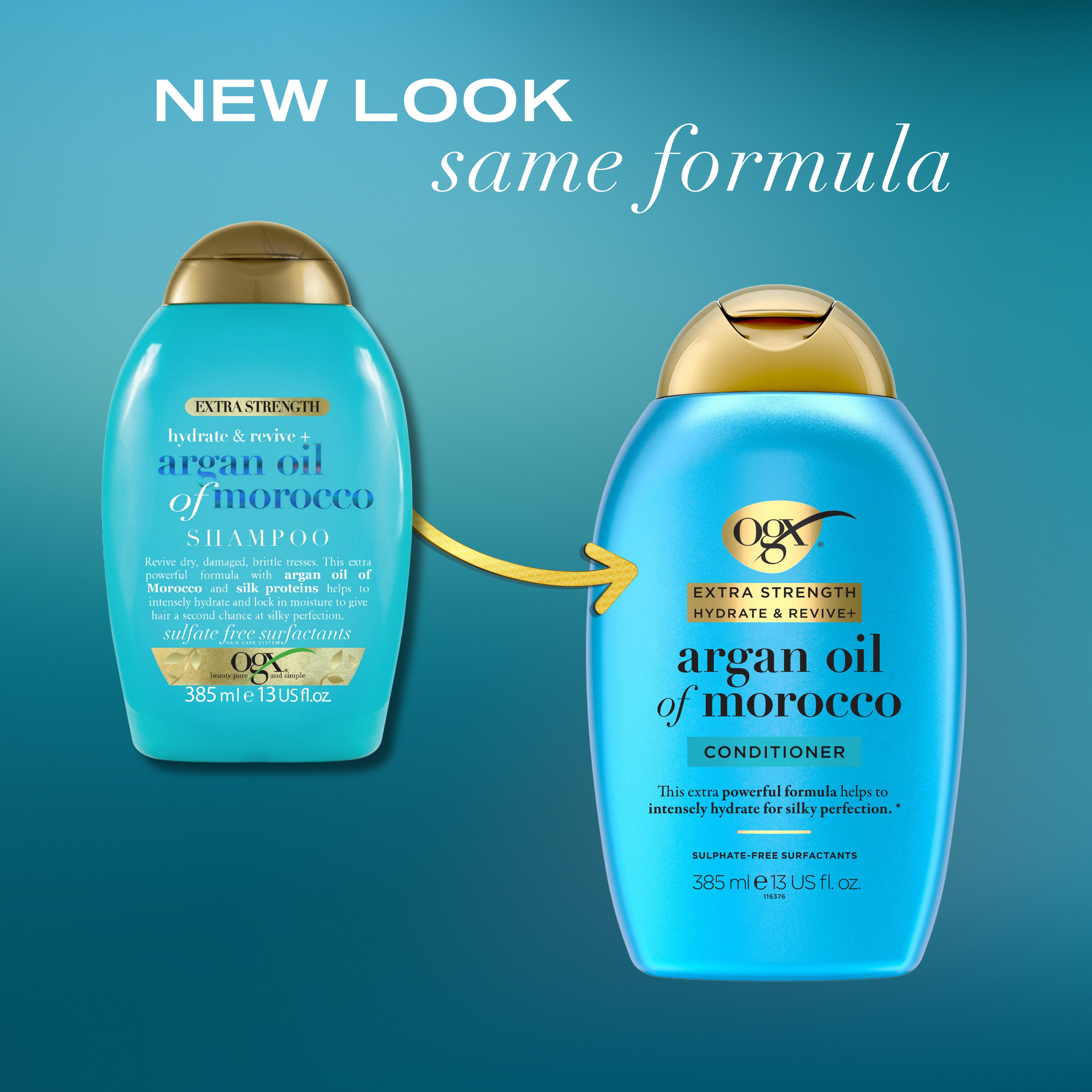 OGX Argan Oil Of Morocco Extra Strength Conditioner 385ml - Image 4
