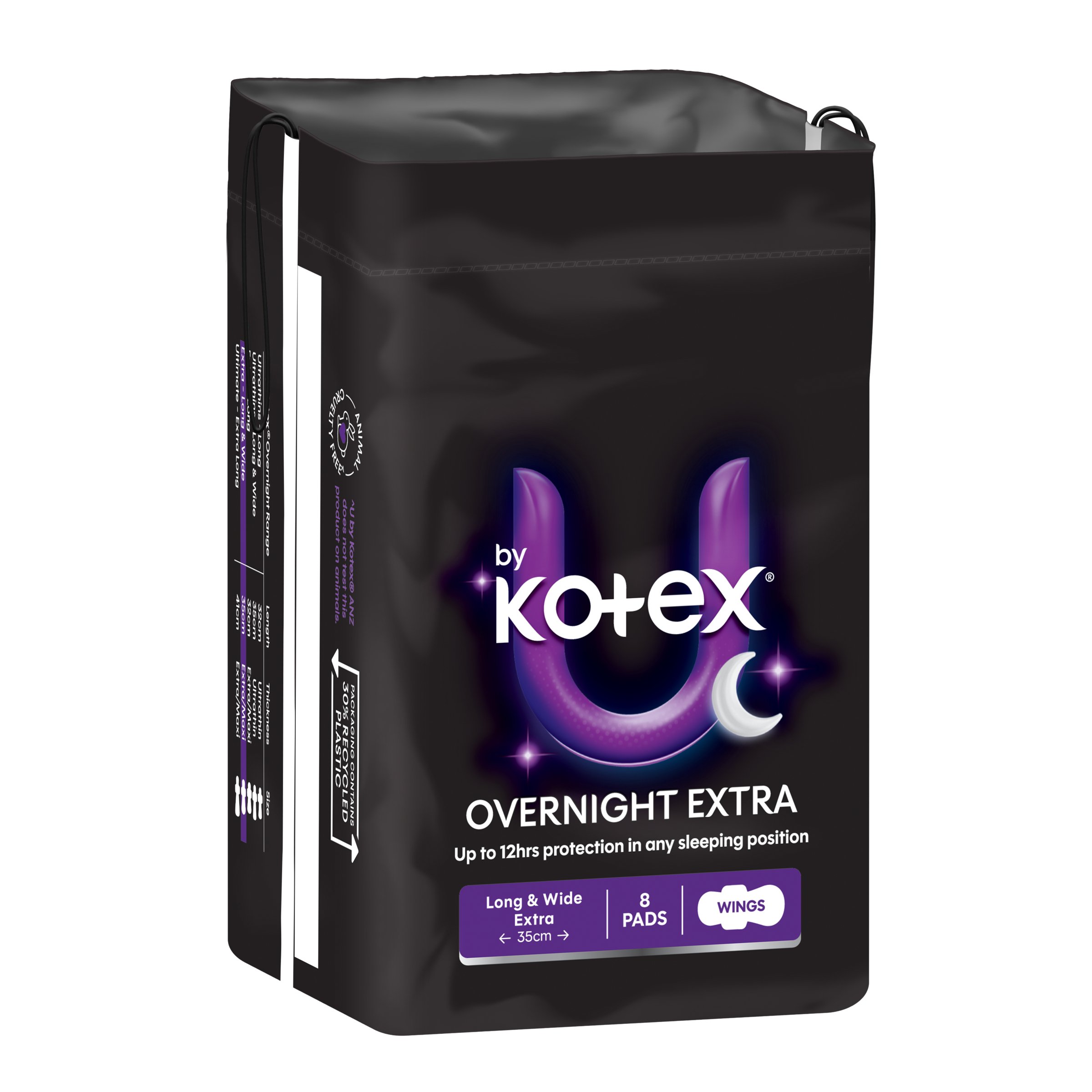 U By Kotex Pads Overnight Maxi Long 8 pack - Image 8