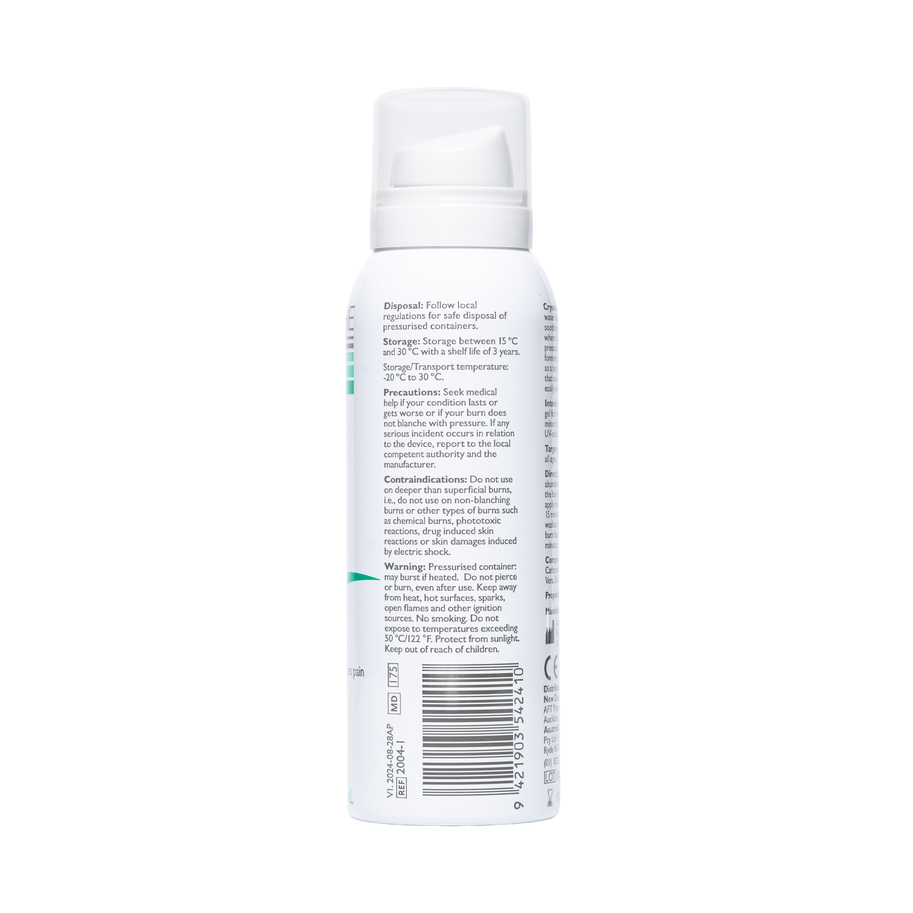 Crystasoothe Burn Gel 100ml - Image 2