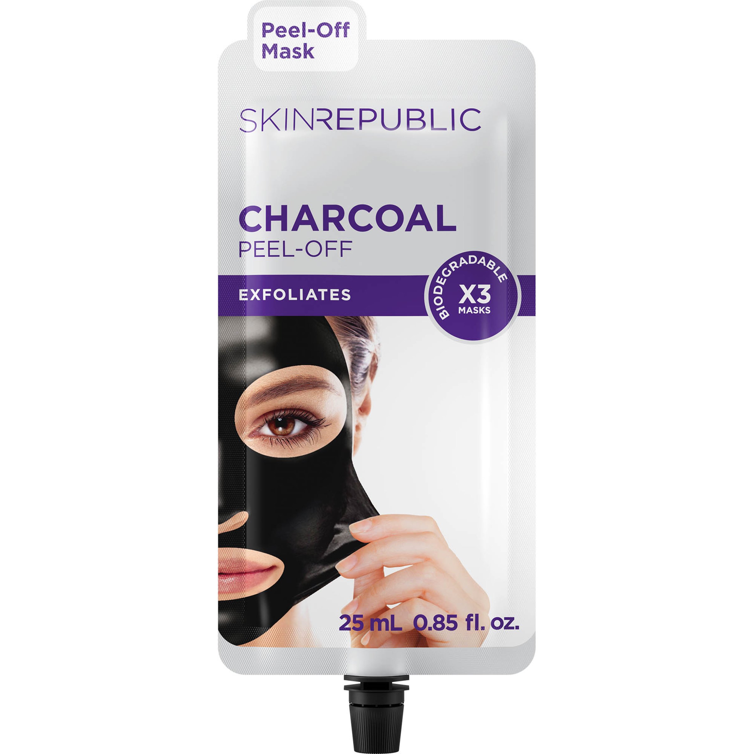 Skin Republic Charcoal Peel Off Face Mask 25ml - Image 1