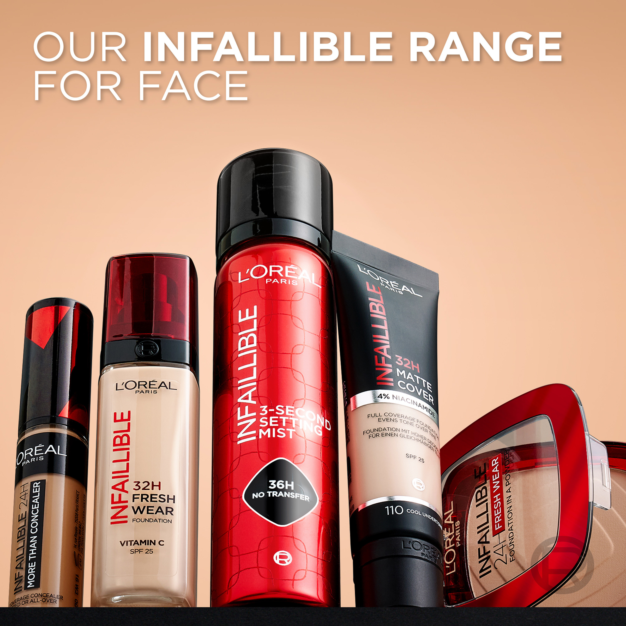 L'Oreal Paris Infallible Liquid Foundation 220 Sand 1 each - Image 8