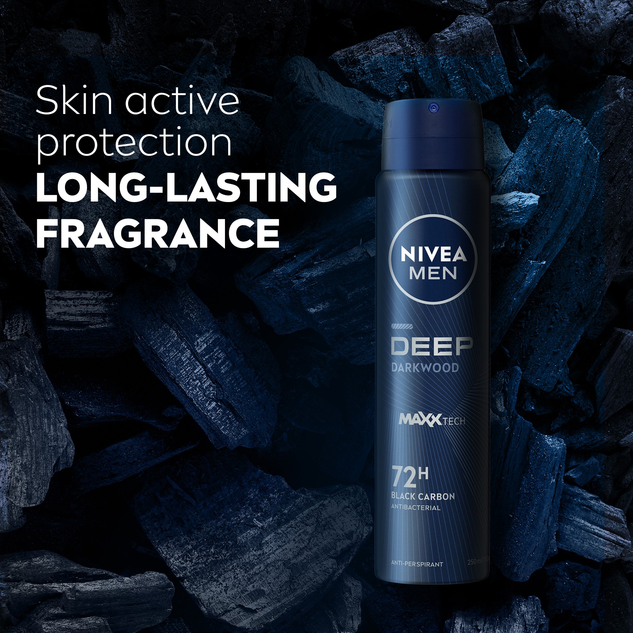 Nivea Men Deodorant Spray Deep 250ml - Image 4