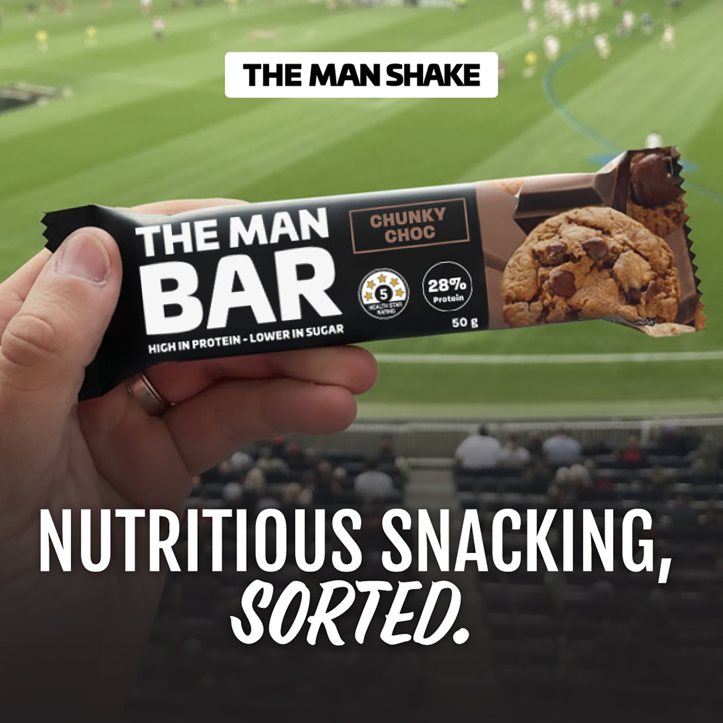 The Man Bar Chunky Choc 50g - Image 4