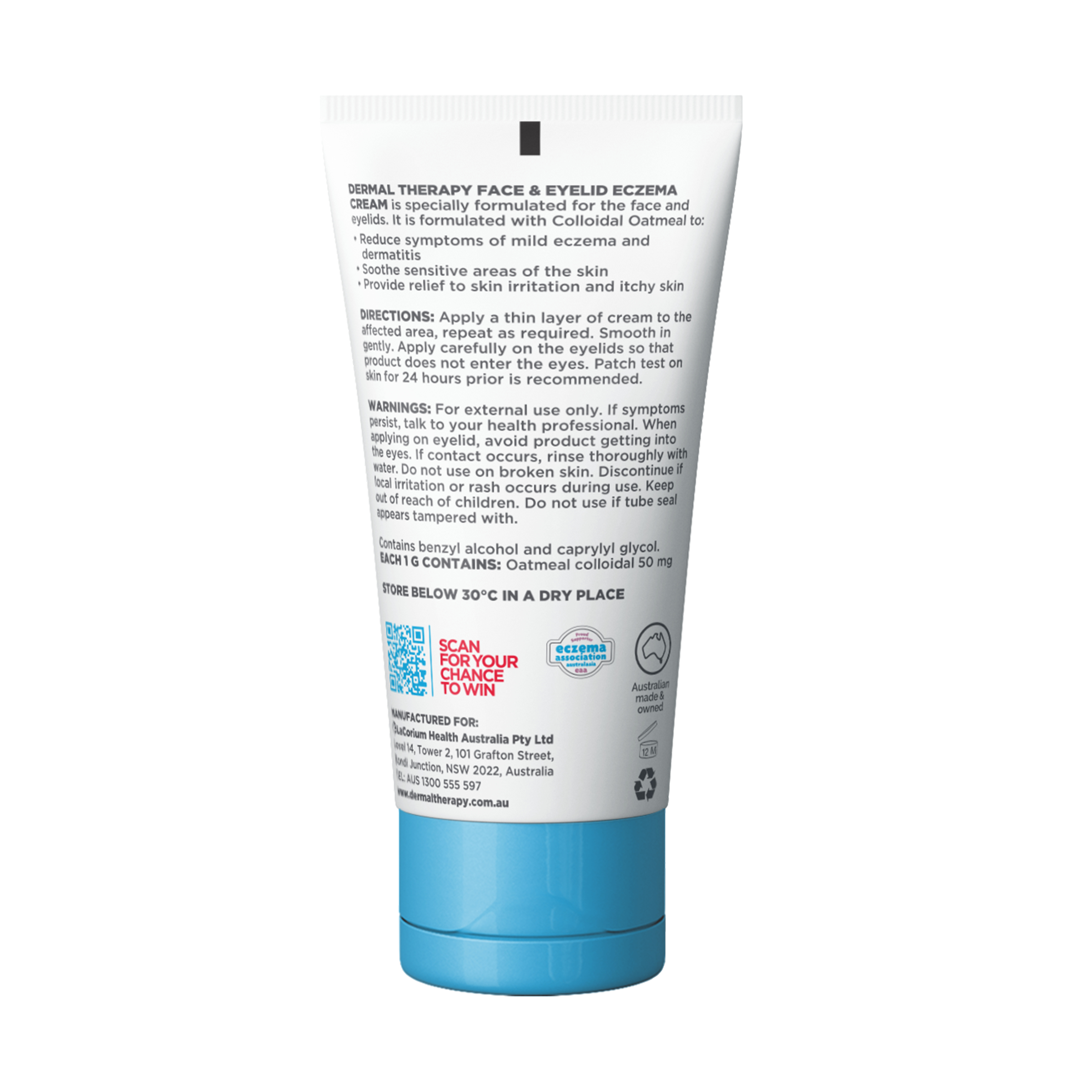 Dermal Therapy Face & Eyelid Eczema Cream 40g - Image 6