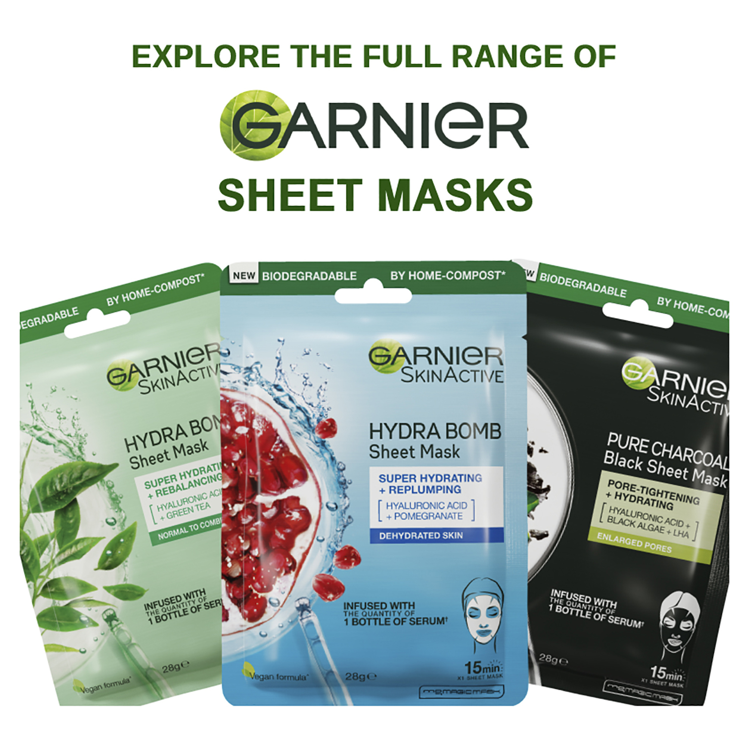 Garnier Hydrabomb Face Eye Mask Anti Aging 6g - Image 5