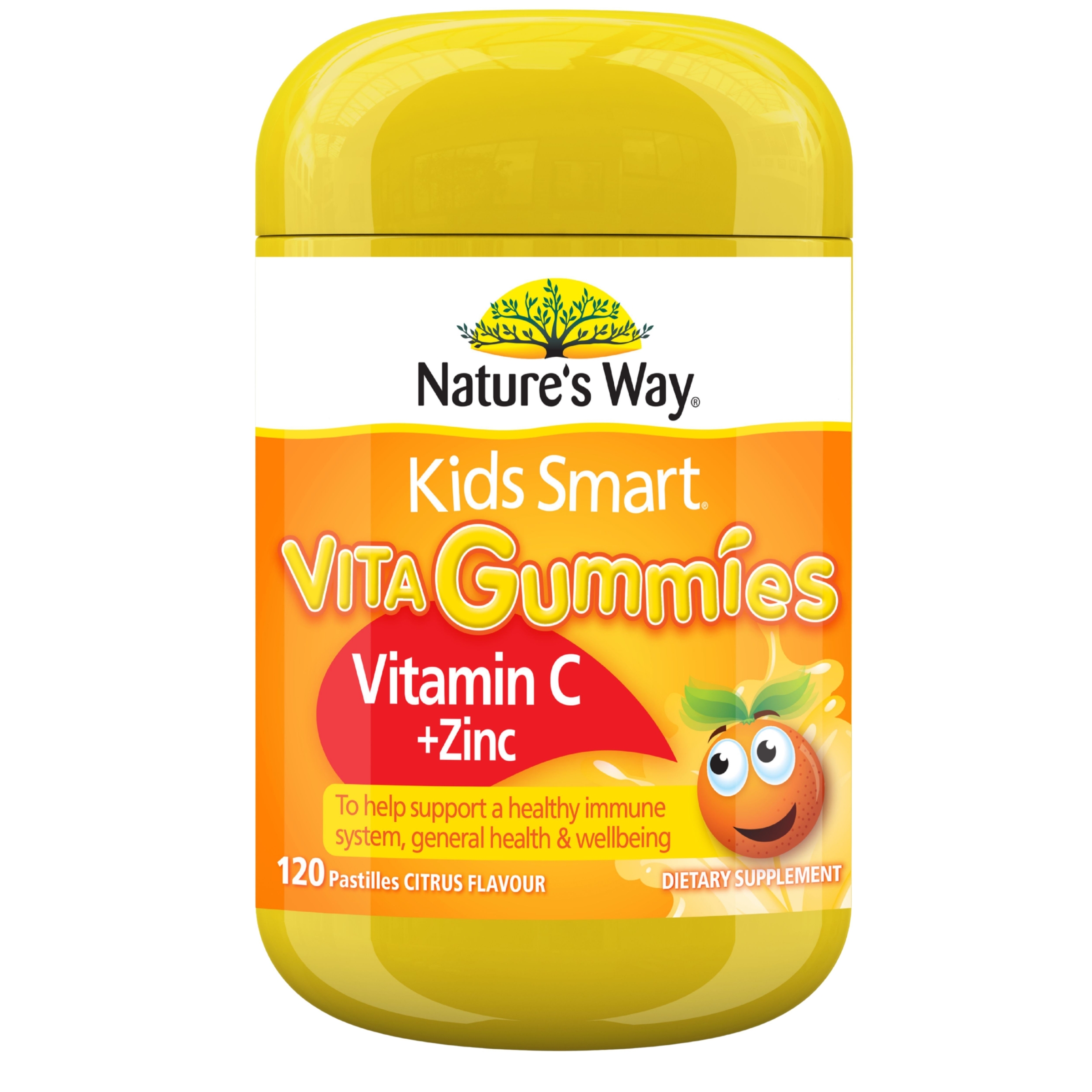 Nature's Way Kids Smart Vita Gummies Vitamin C + Zinc 120 pastilles - Image 1