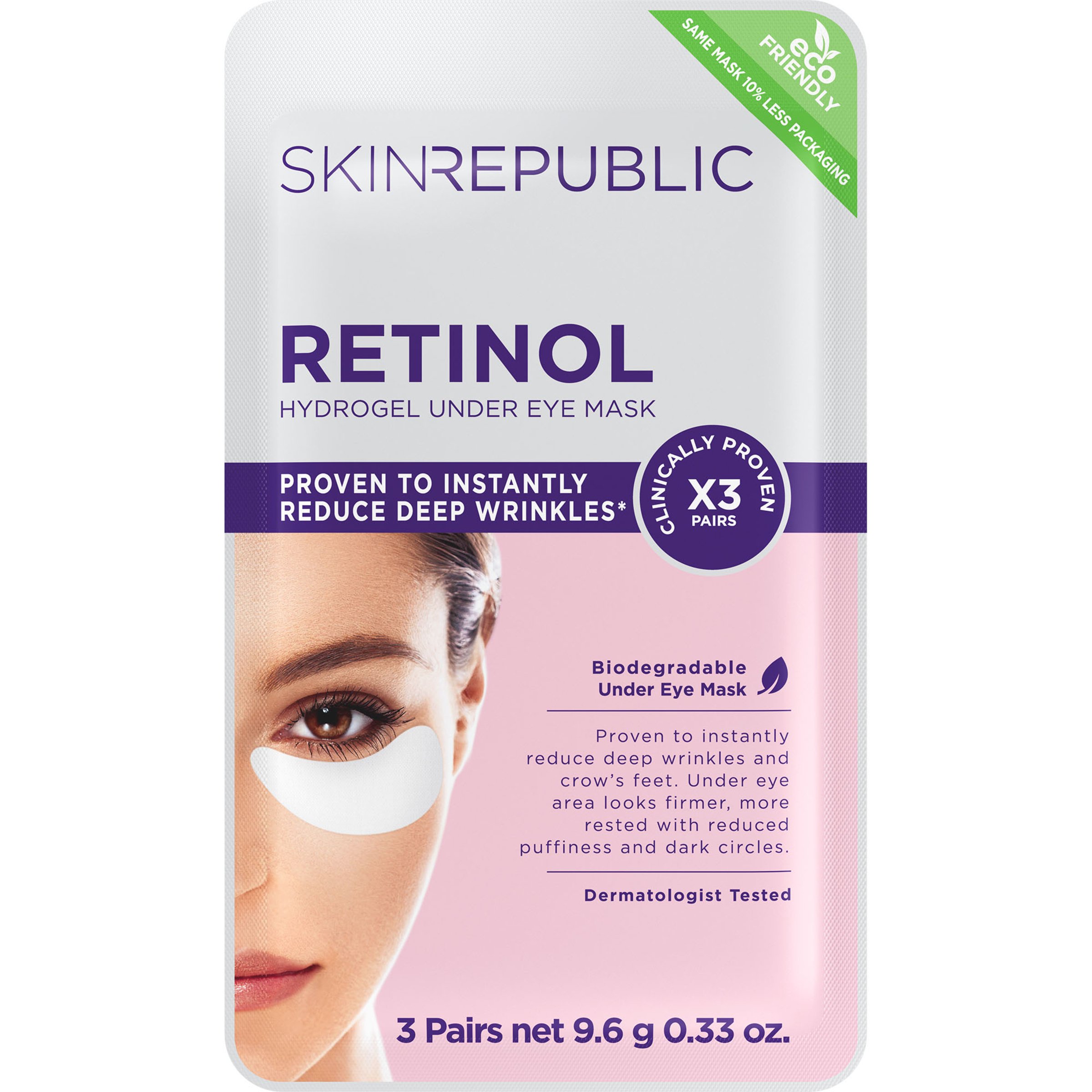 Skin Republic Retinol Under Eye Patch 3 pairs - Image 1