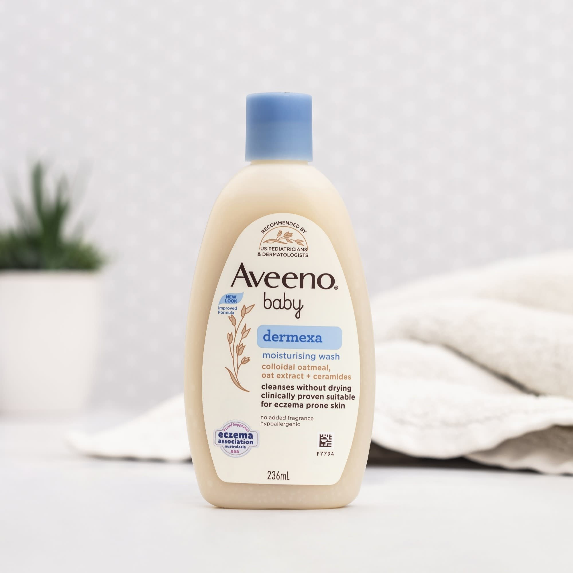 Aveeno Baby Dermexa Wash 236ml - Image 4