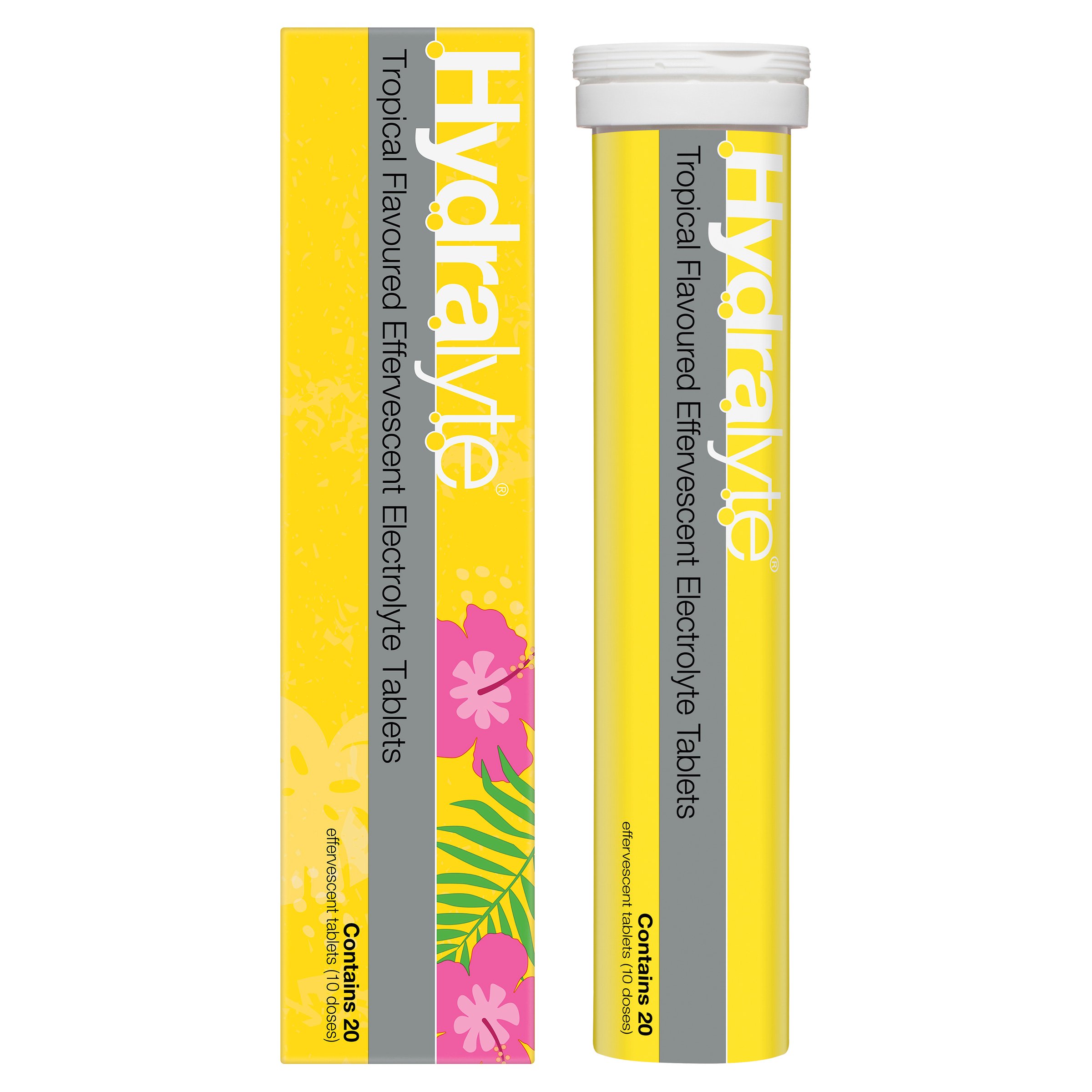Hydralyte Effervescent Tropical 20 tablets - Image 7