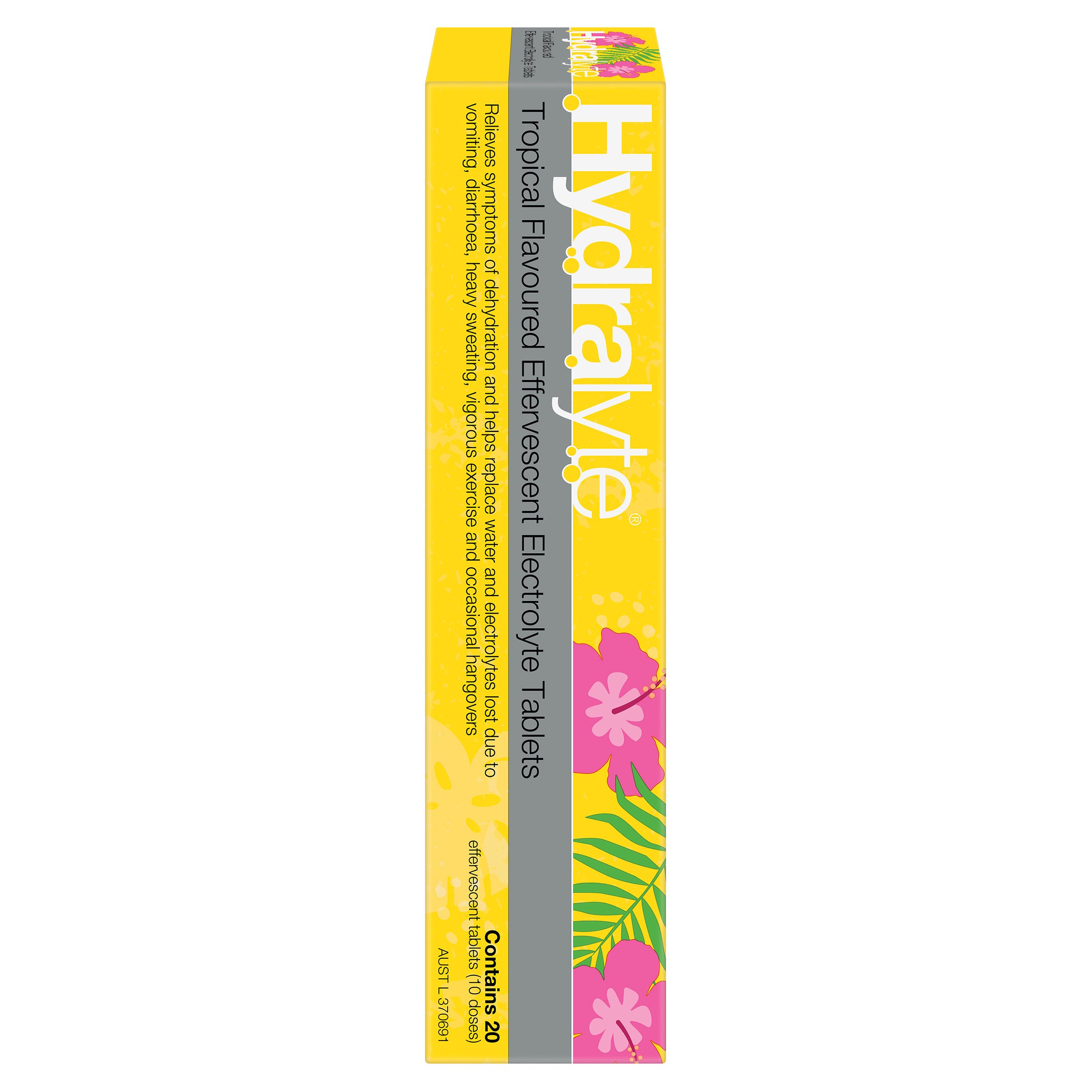 Hydralyte Effervescent Tropical 20 tablets - Image 1