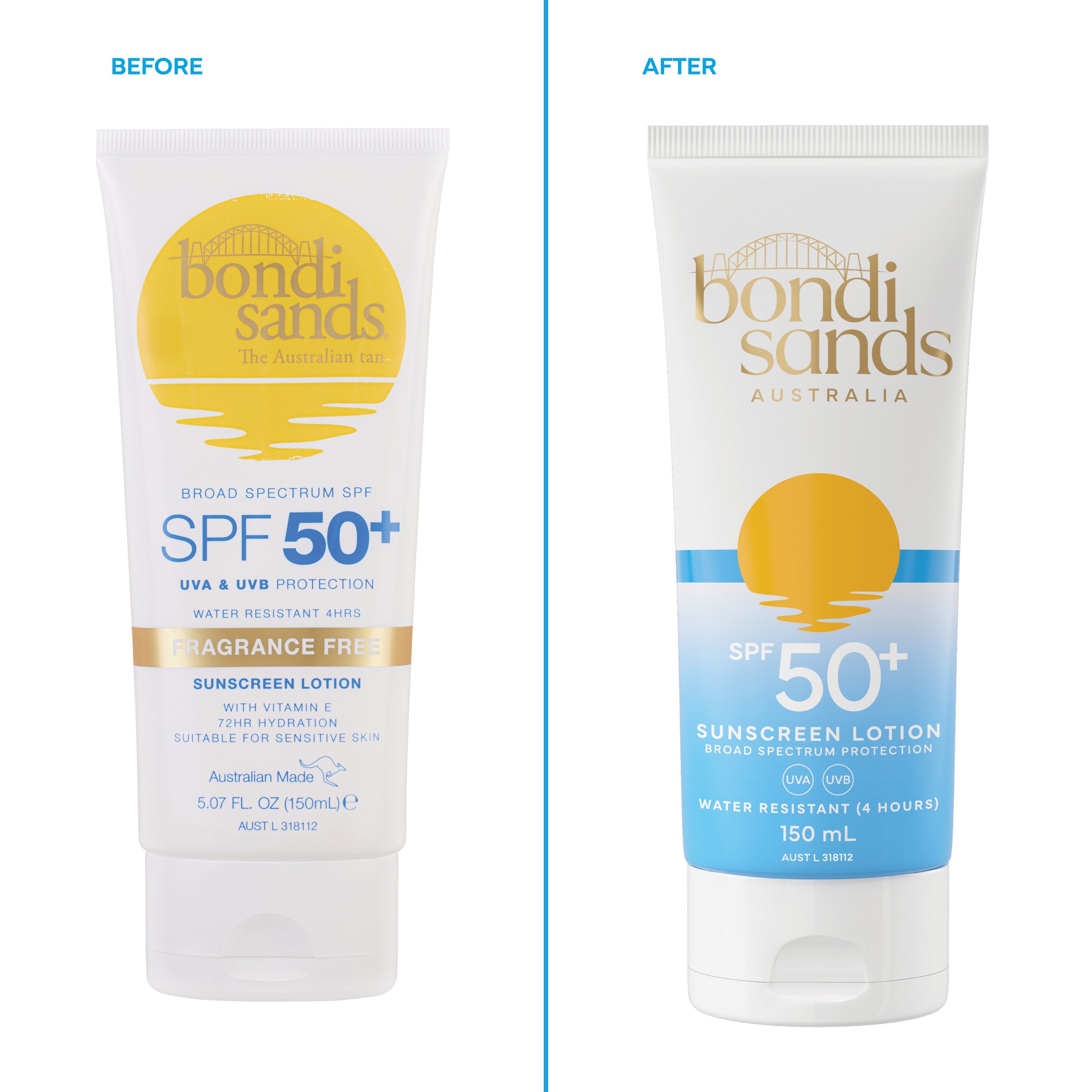 Bondi Sands SPF50+ Sunscreen Lotion Fragrance Free 150ml - Image 4