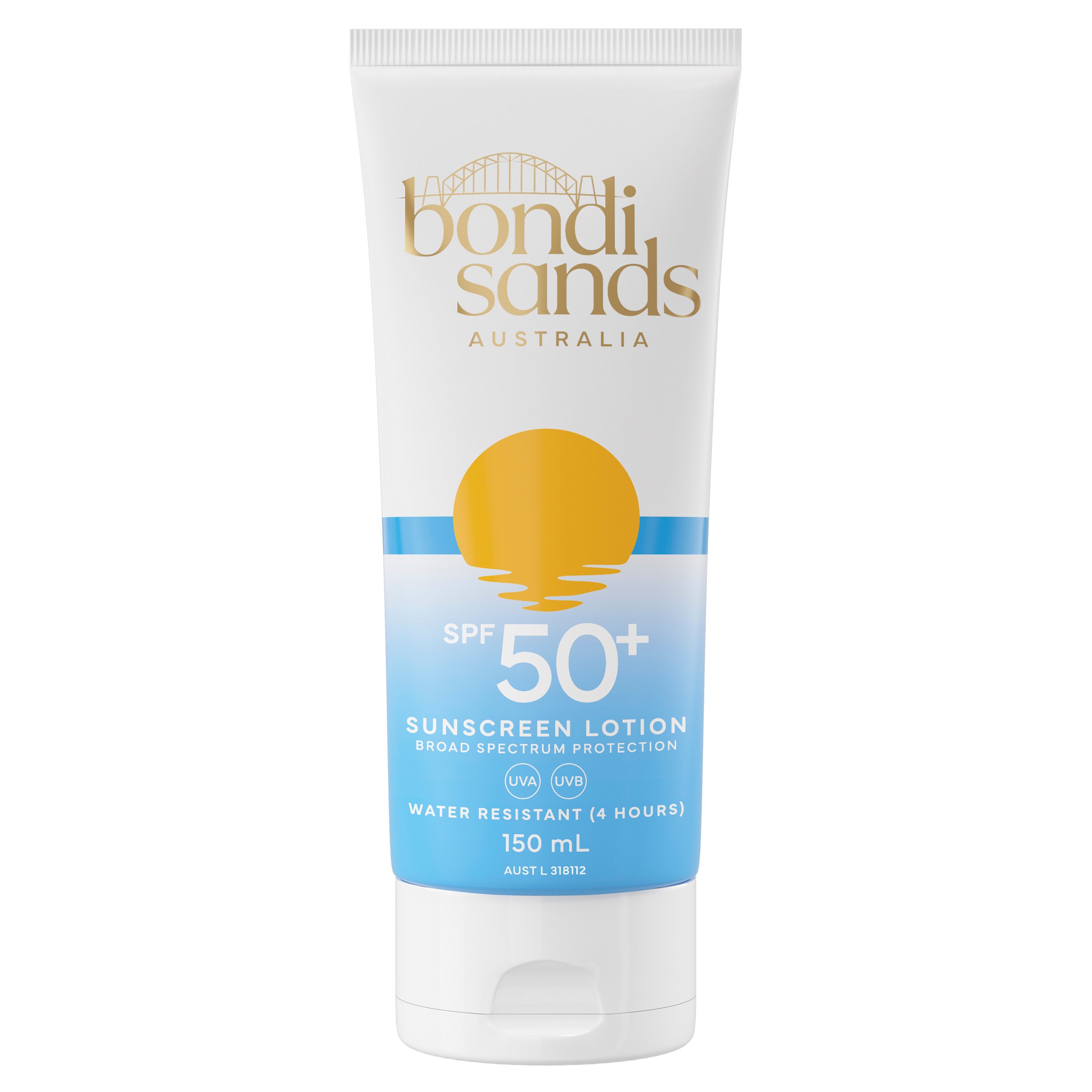 Bondi Sands SPF50+ Sunscreen Lotion Fragrance Free 150ml - Image 1