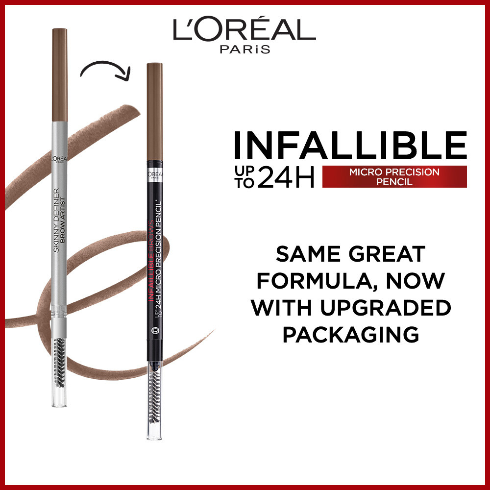 L'Oreal Paris Infallible 24H Micro Precision Pencil 1.0 Ebony 1 each - Image 5