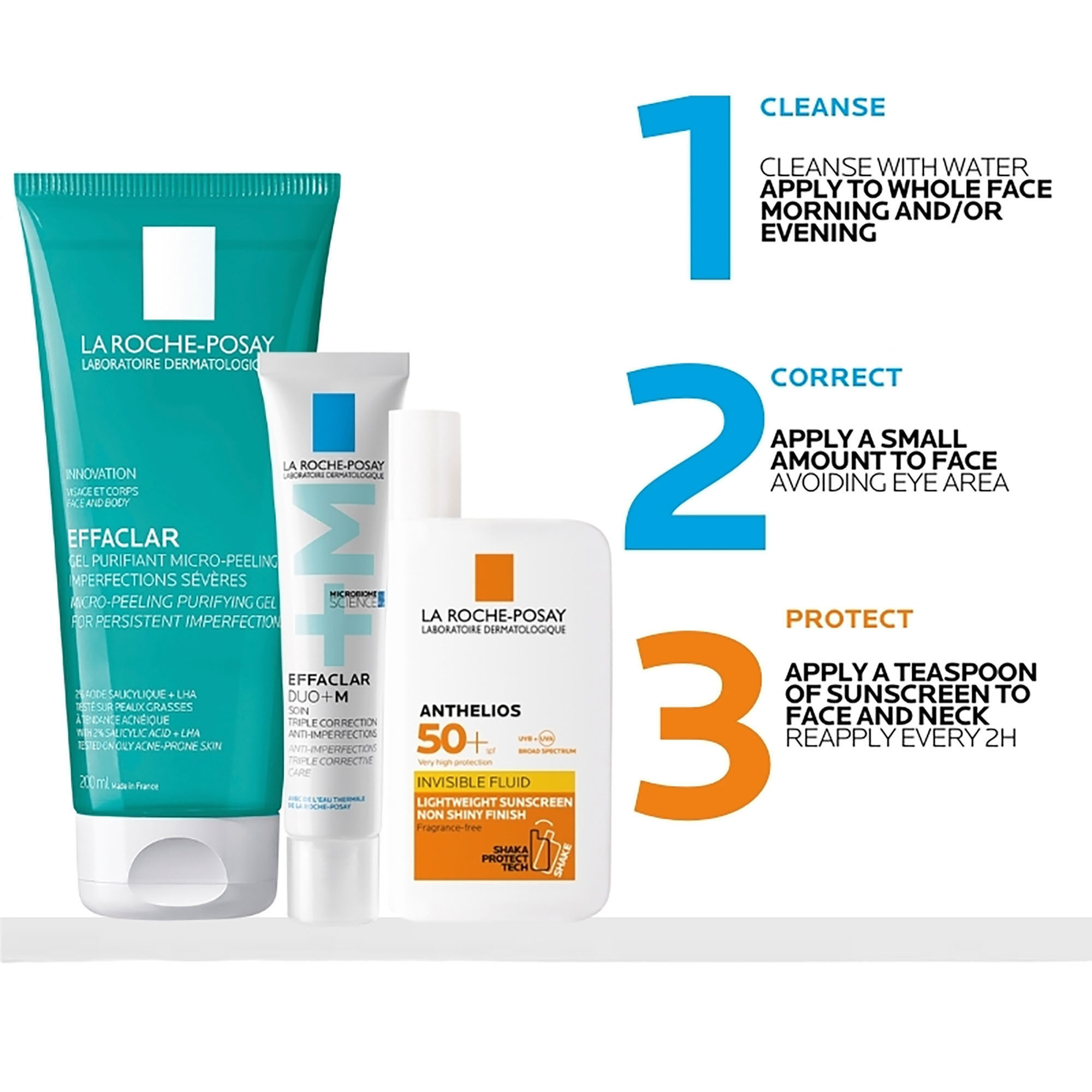 La Roche-Posay Effaclar Micro Peeling Gel Cleanser 200ml - Image 6