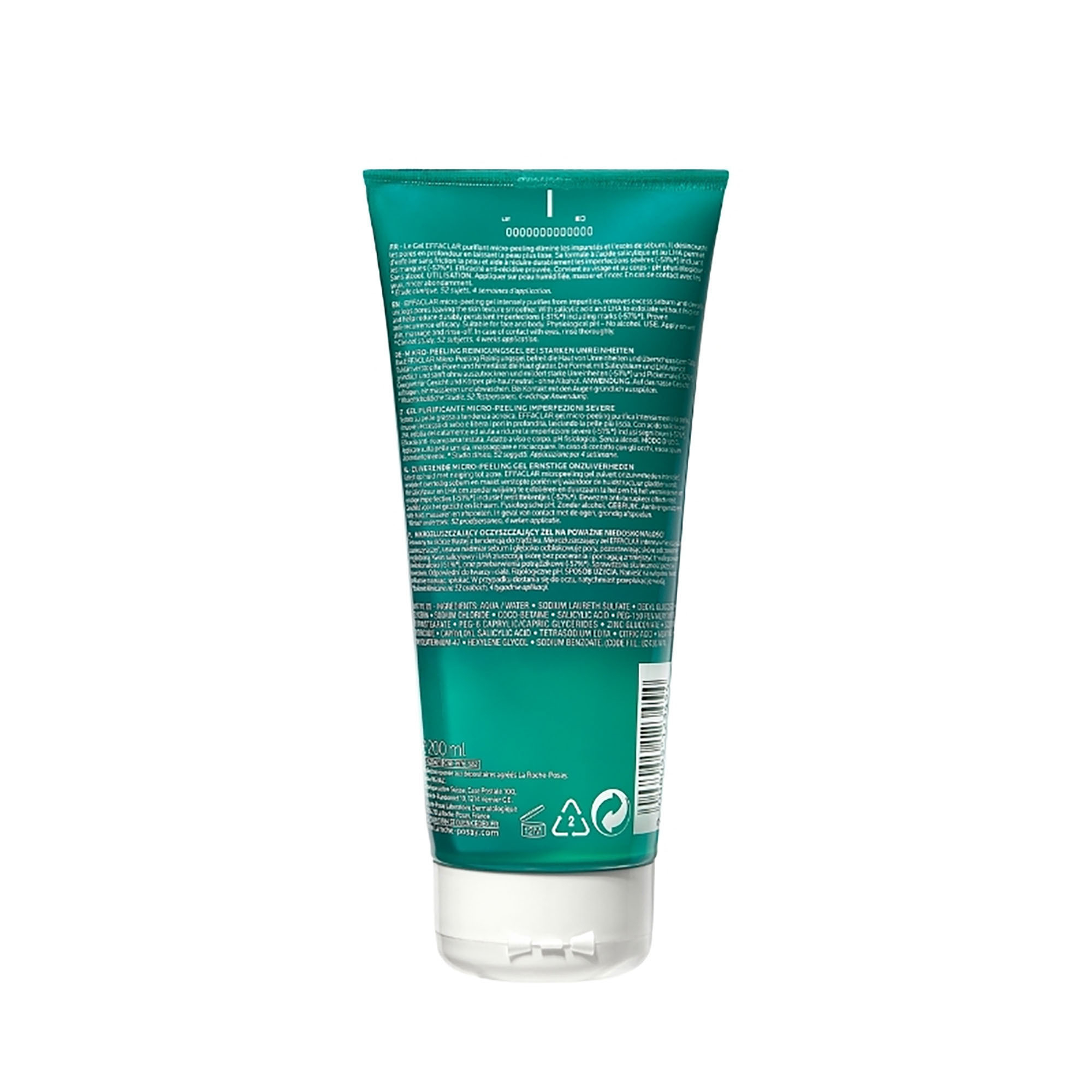 La Roche-Posay Effaclar Micro Peeling Gel Cleanser 200ml - Image 9