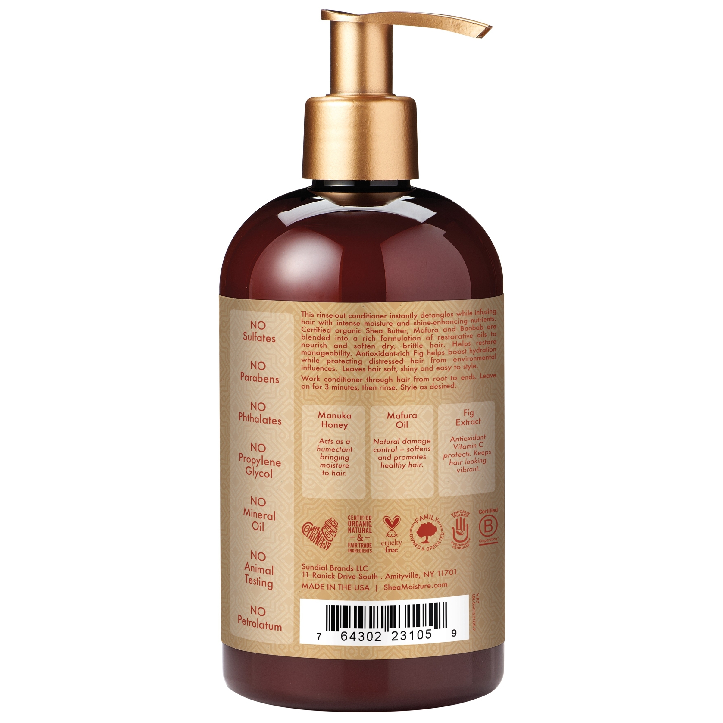 SheaMoisture Manuka Honey & Marfura Oil Intensive Hydration Conditioner 384ml - Image 2