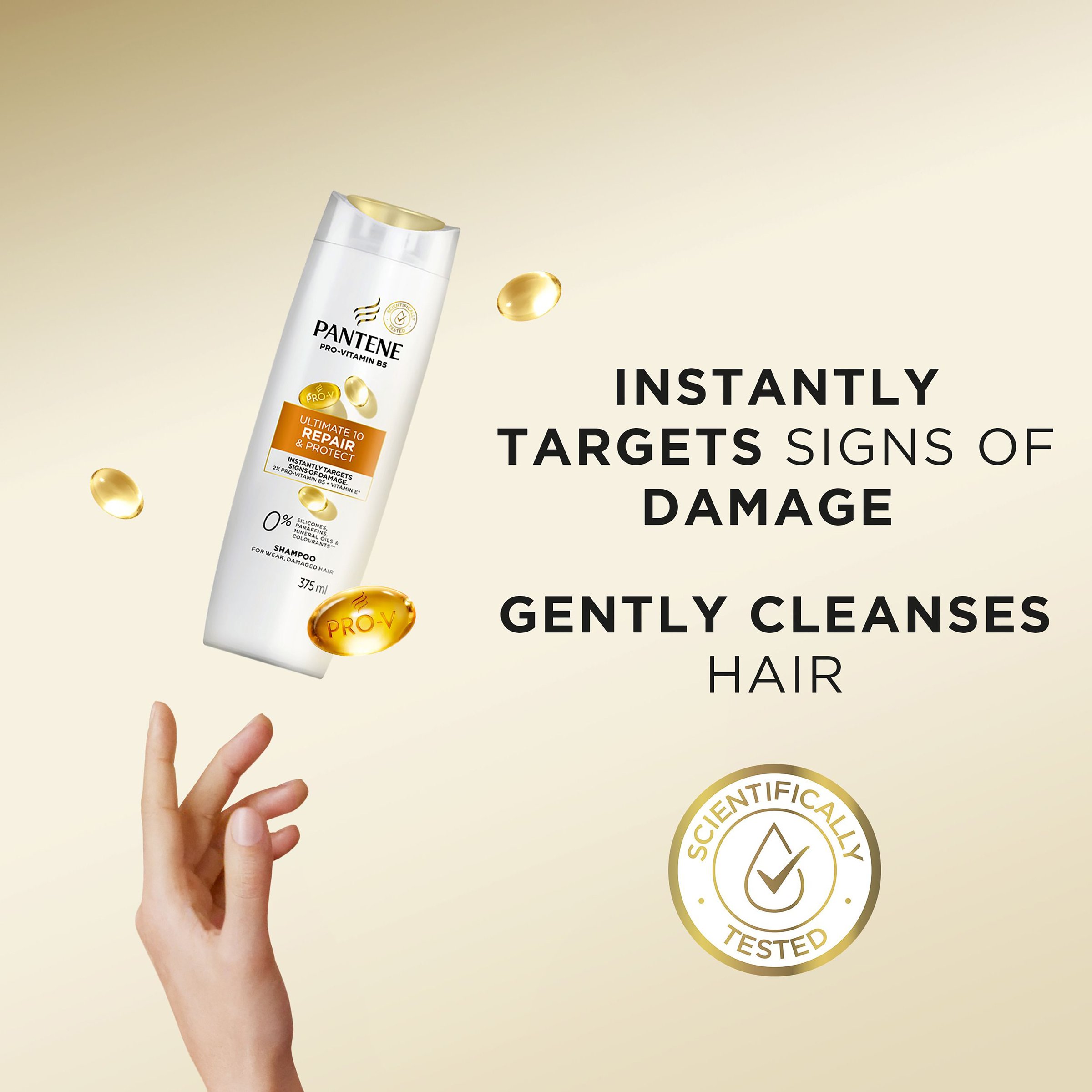 Pantene Ultimate Shampoo 375ml - Image 3