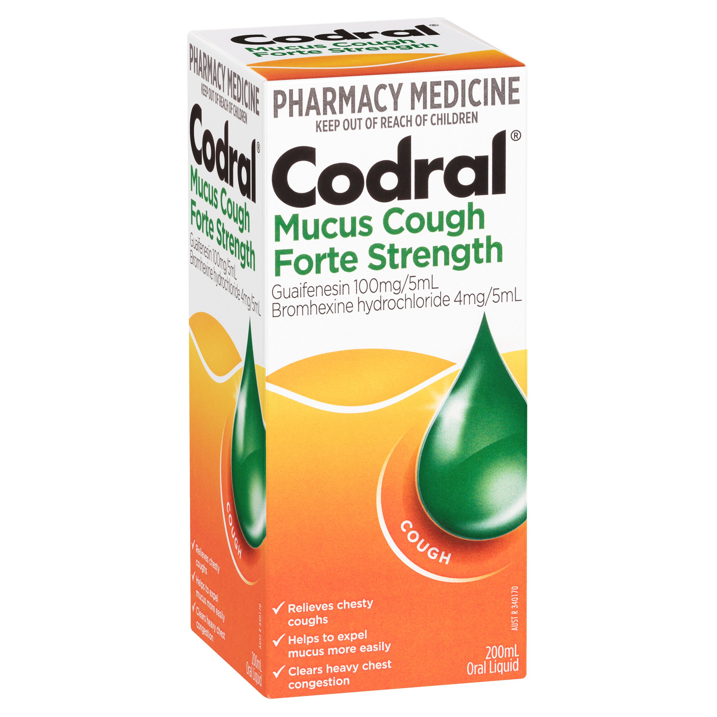 Codral Mucus Cough Forte Strength 200ml - Image 3