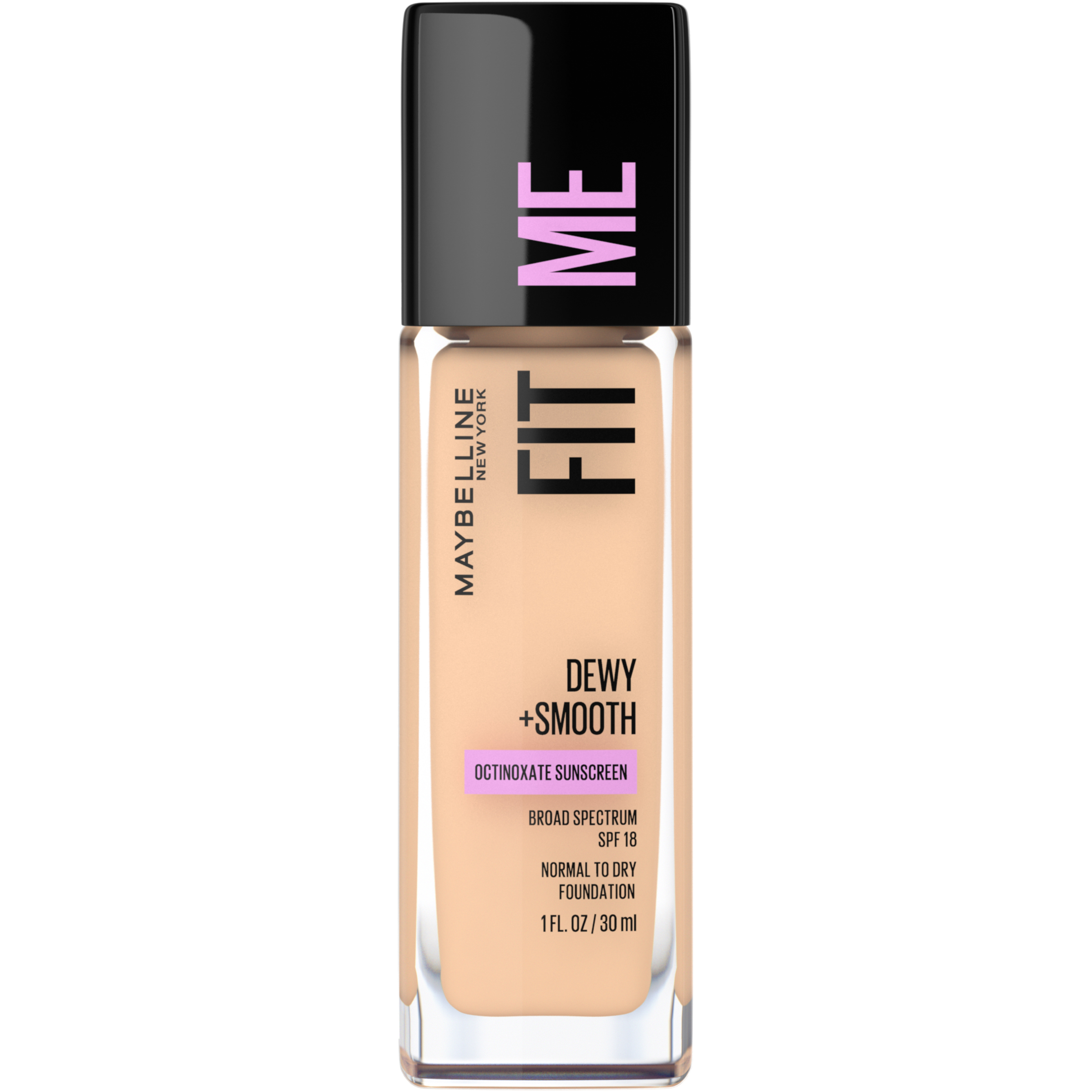 Maybelline Fit Me Dewy & Smooth Foundation 110 Porcelain 1 each - Image 1