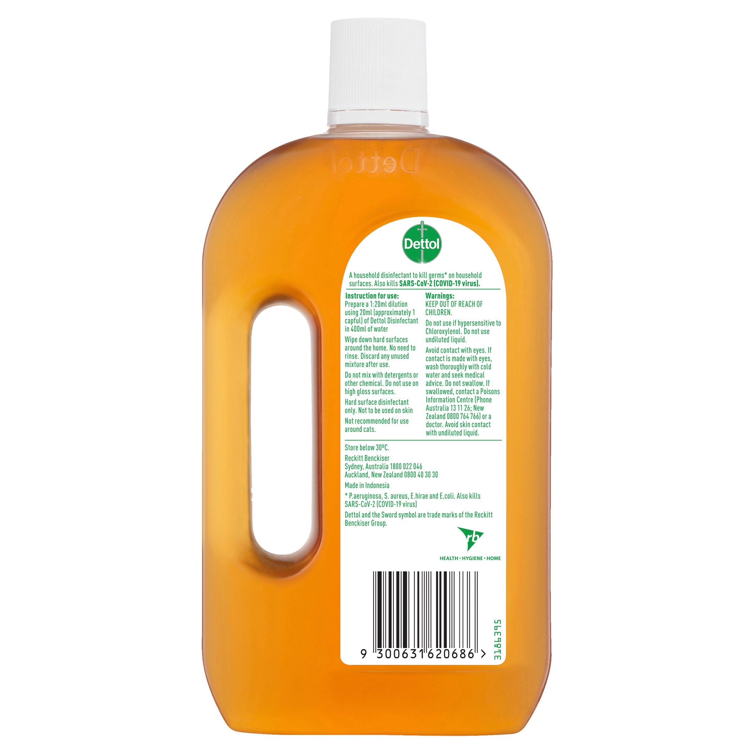 Dettol Antiseptic Antibacterial Disinfectant Liquid 750ml - Image 2