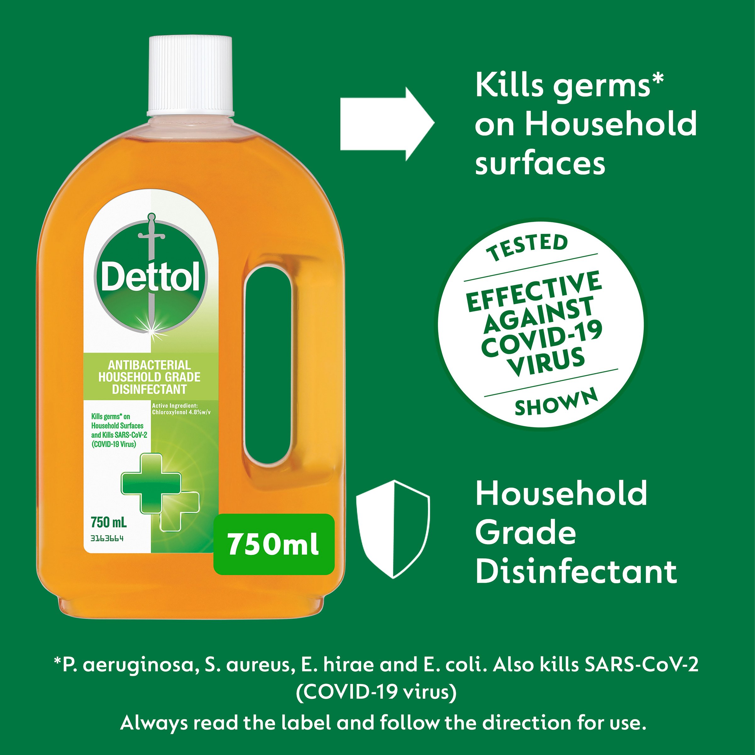 Dettol Antiseptic Antibacterial Disinfectant Liquid 750ml - Image 5