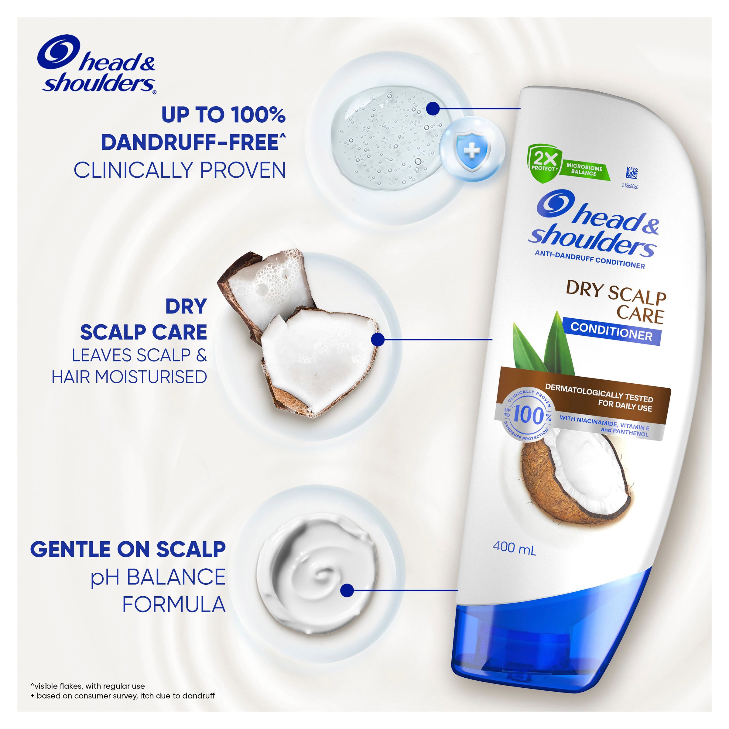 Head & Shoulders Dry Scalp Conditioner 400ml - Image 6
