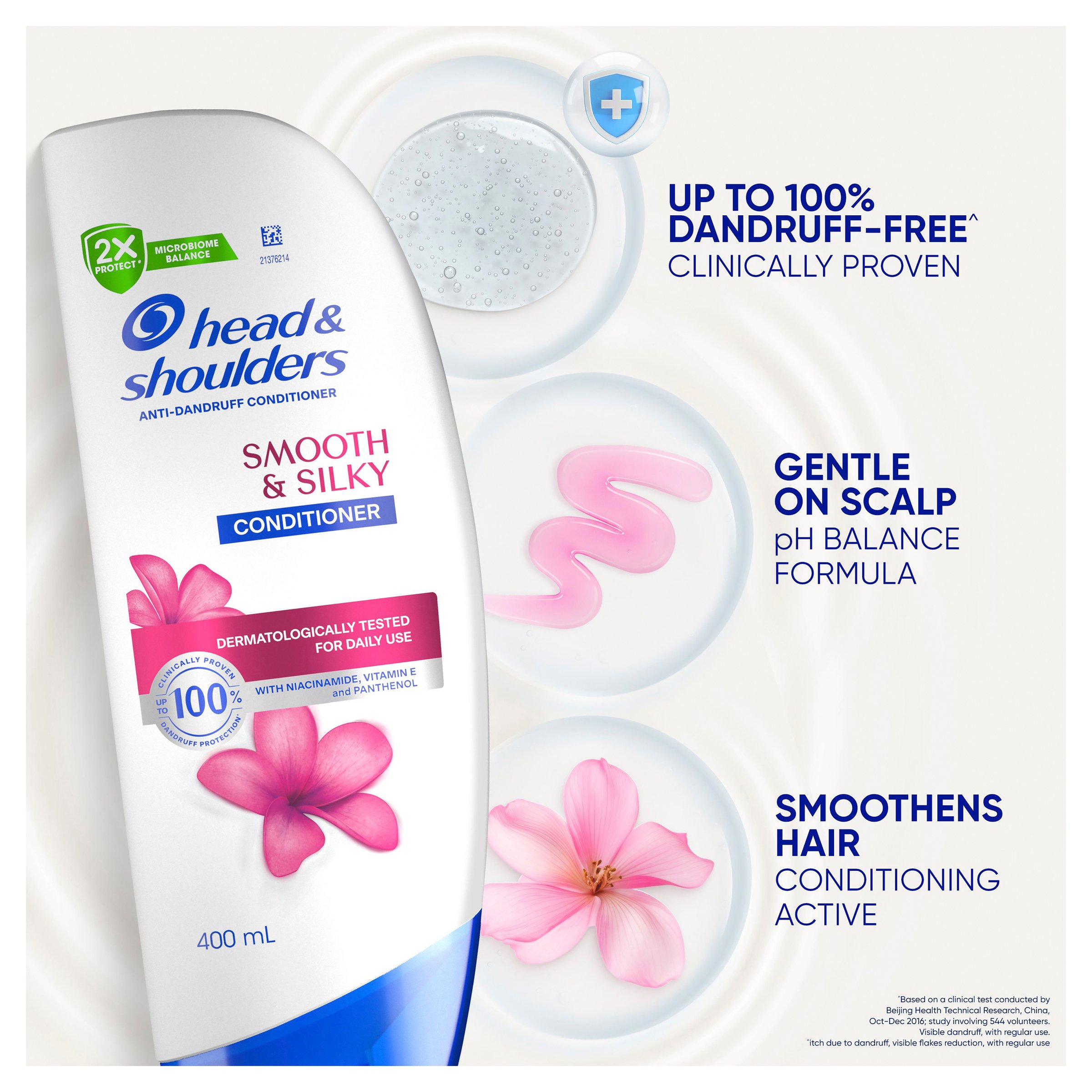 Head & Shoulders Smooth & Silky Conditioner 400ml - Image 5