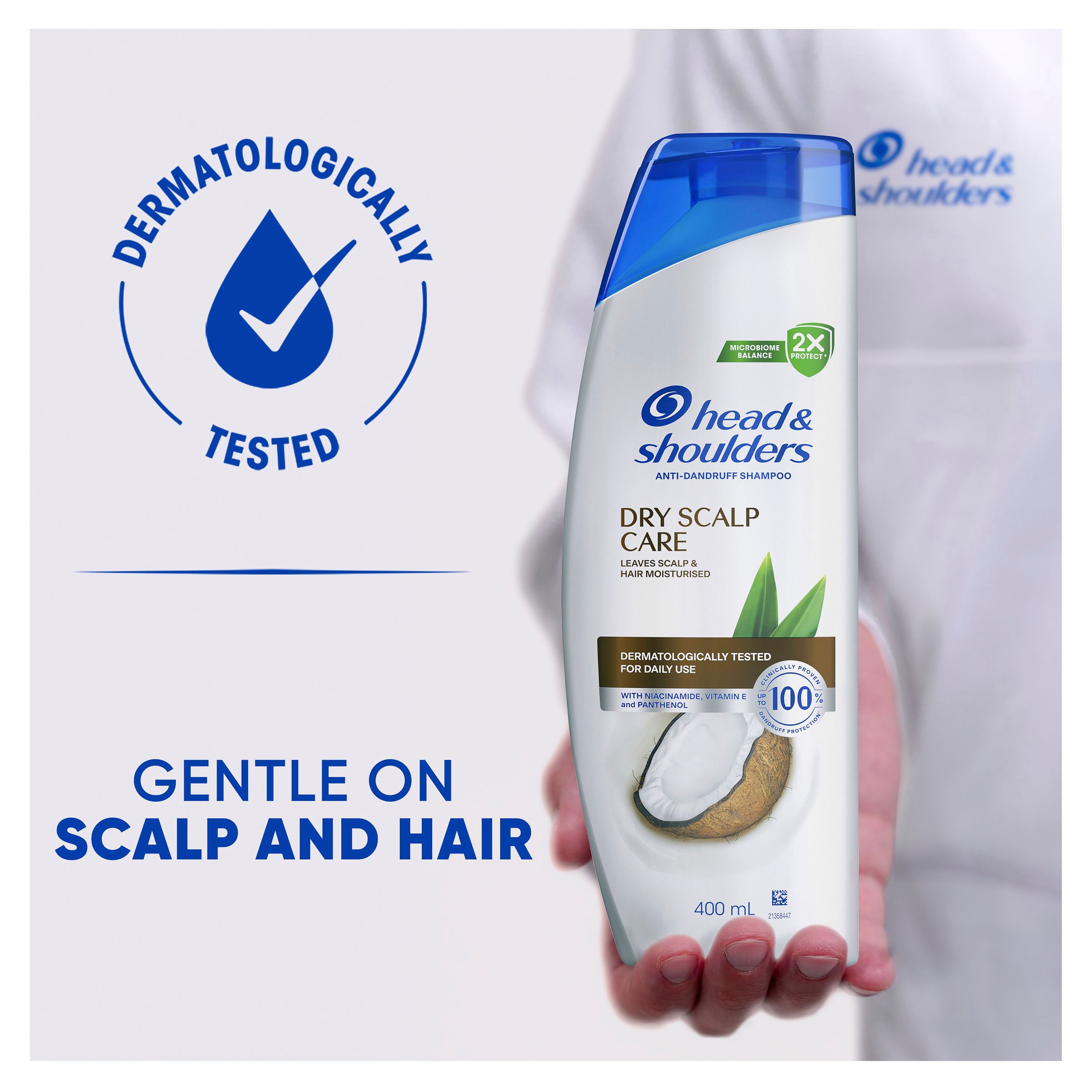 Head & Shoulders Dry Scalp Shampoo 400ml - Image 3