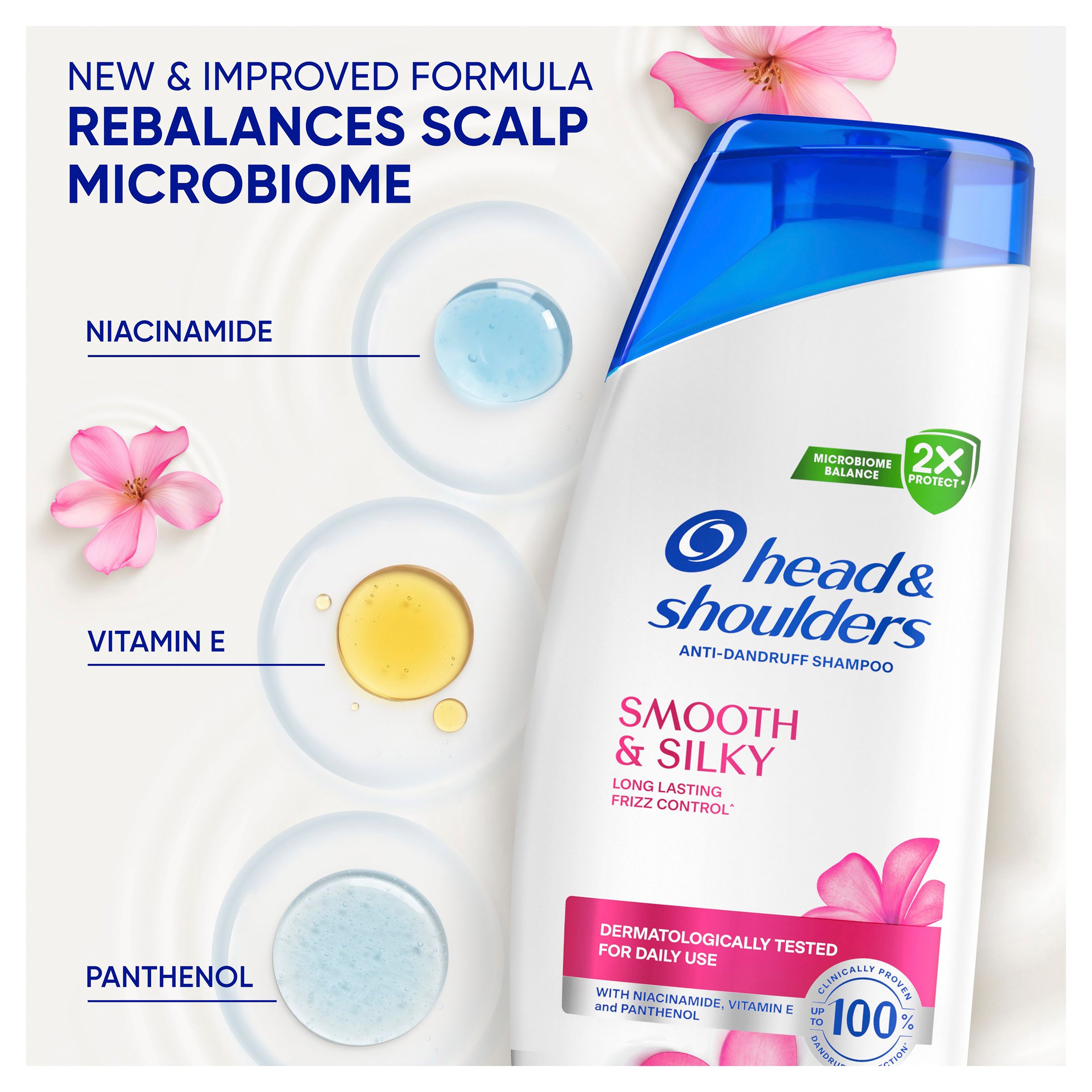 Head & Shoulders Smooth & Silky Shampoo 400ml - Image 7
