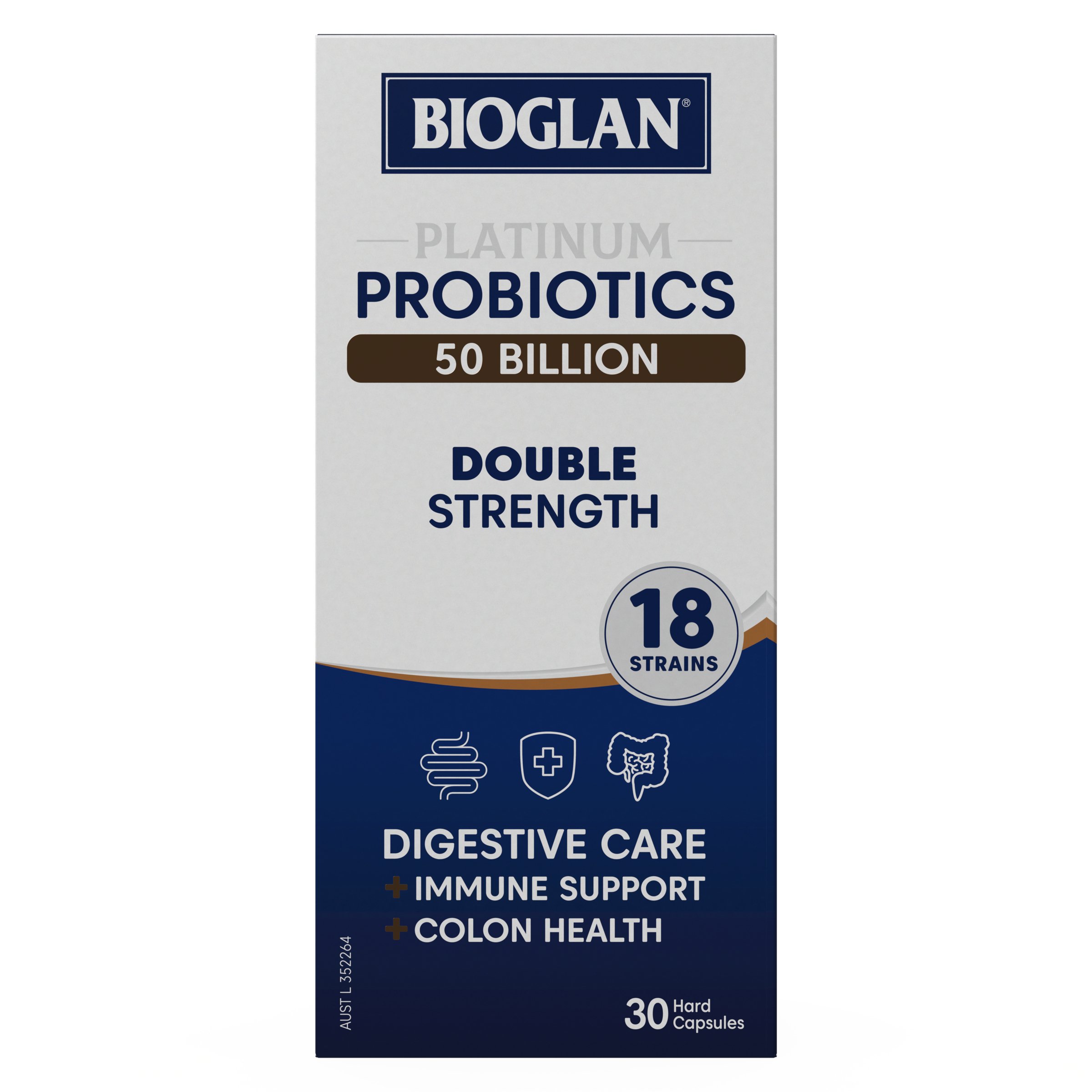 Bioglan Platinum Probiotic 50 Billion - 30 tablets - Image 1
