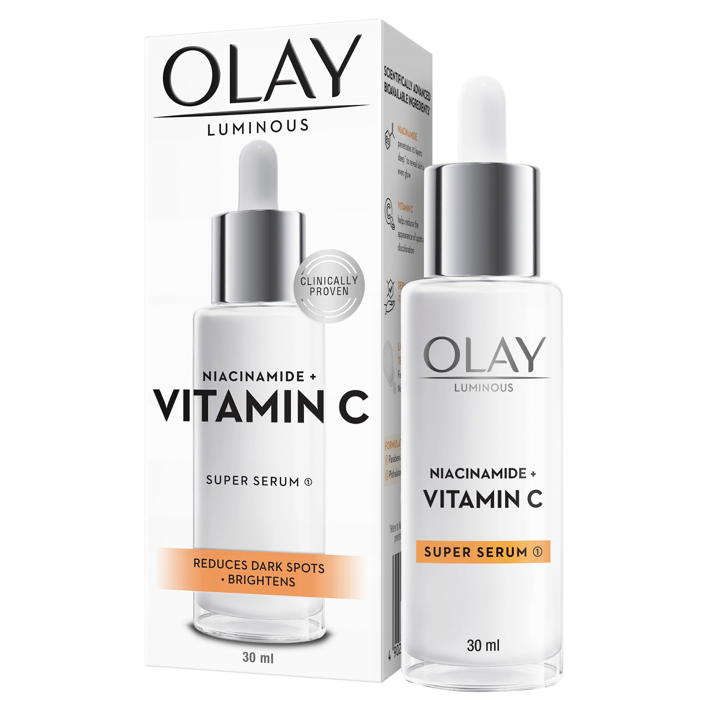 Olay Luminous Niacinamide + Vitamin C Super Serum 30ml - Image 11