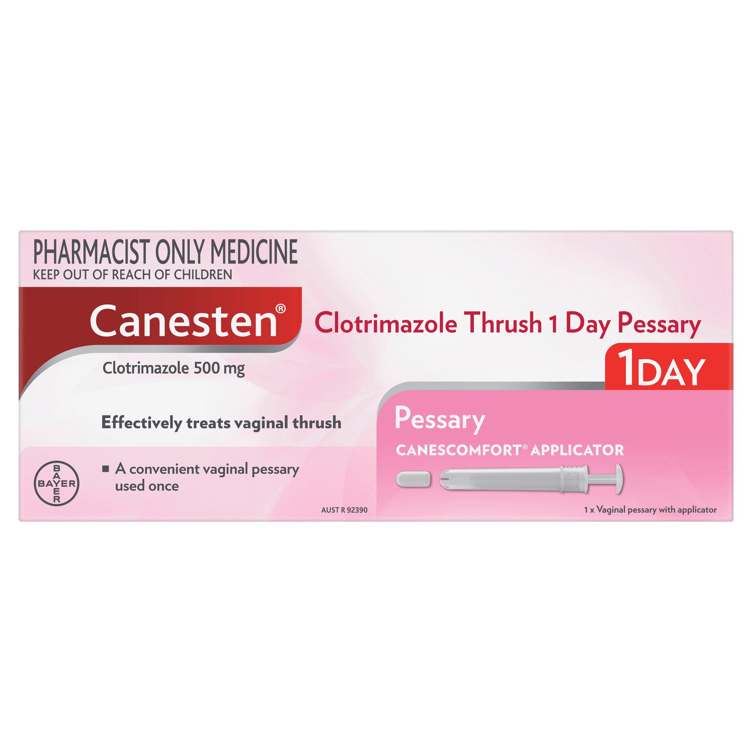 Canesten Once Pessary 500mg - 1 each - Image 1