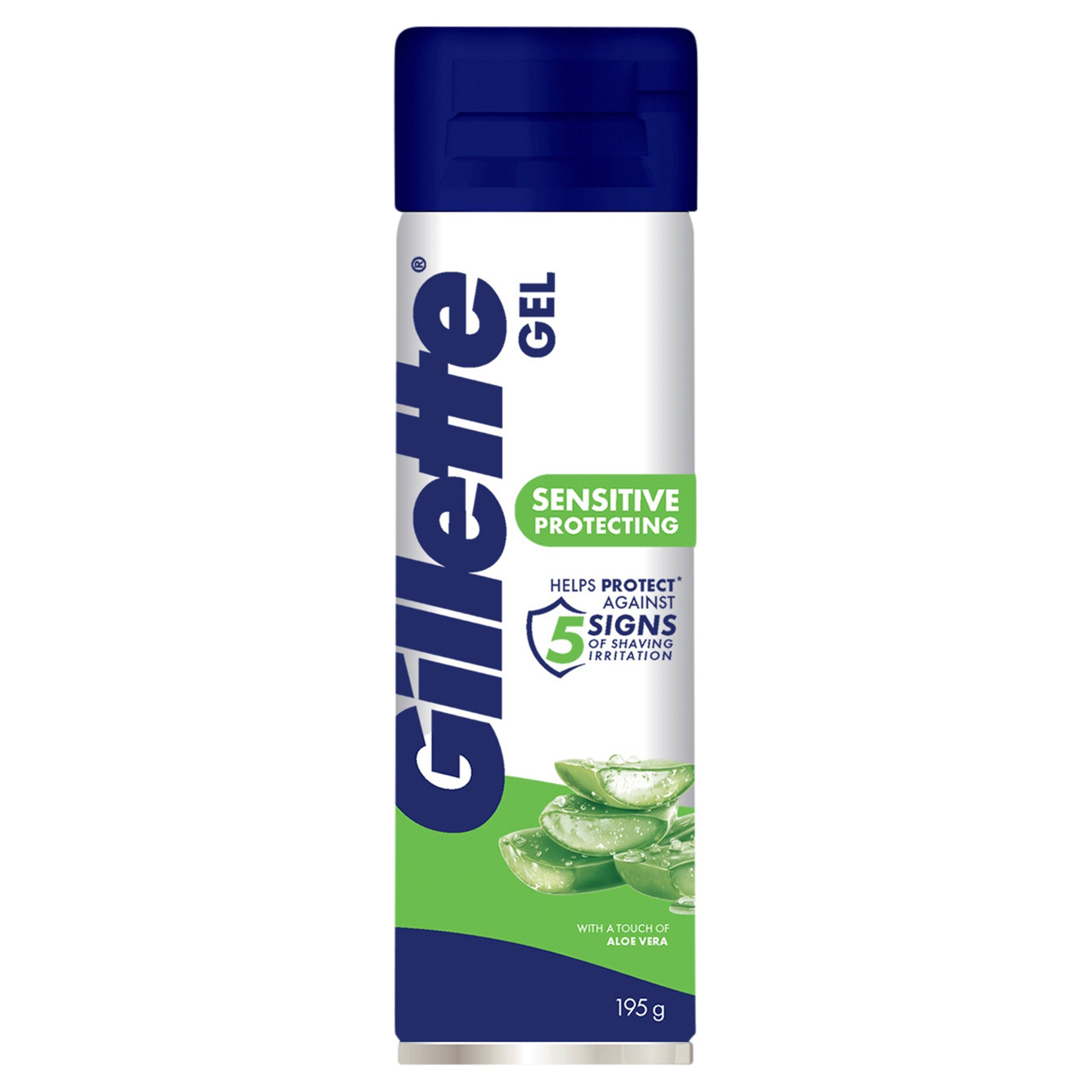 Gillette Sensitive Skin Soothing Shave Gel 195g - Image 1