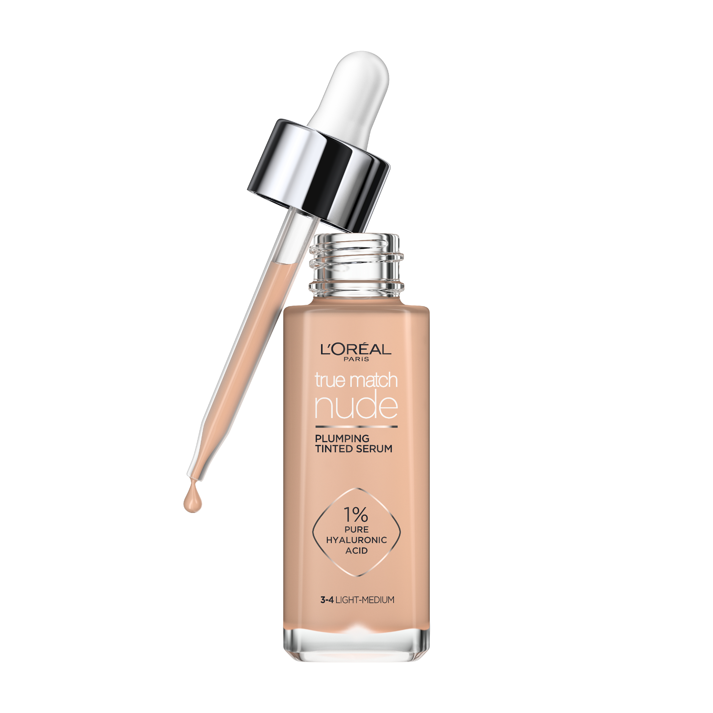 L'Oreal Paris True Match Tinted Serum 3-4 Light Medium 1 each - Image 2