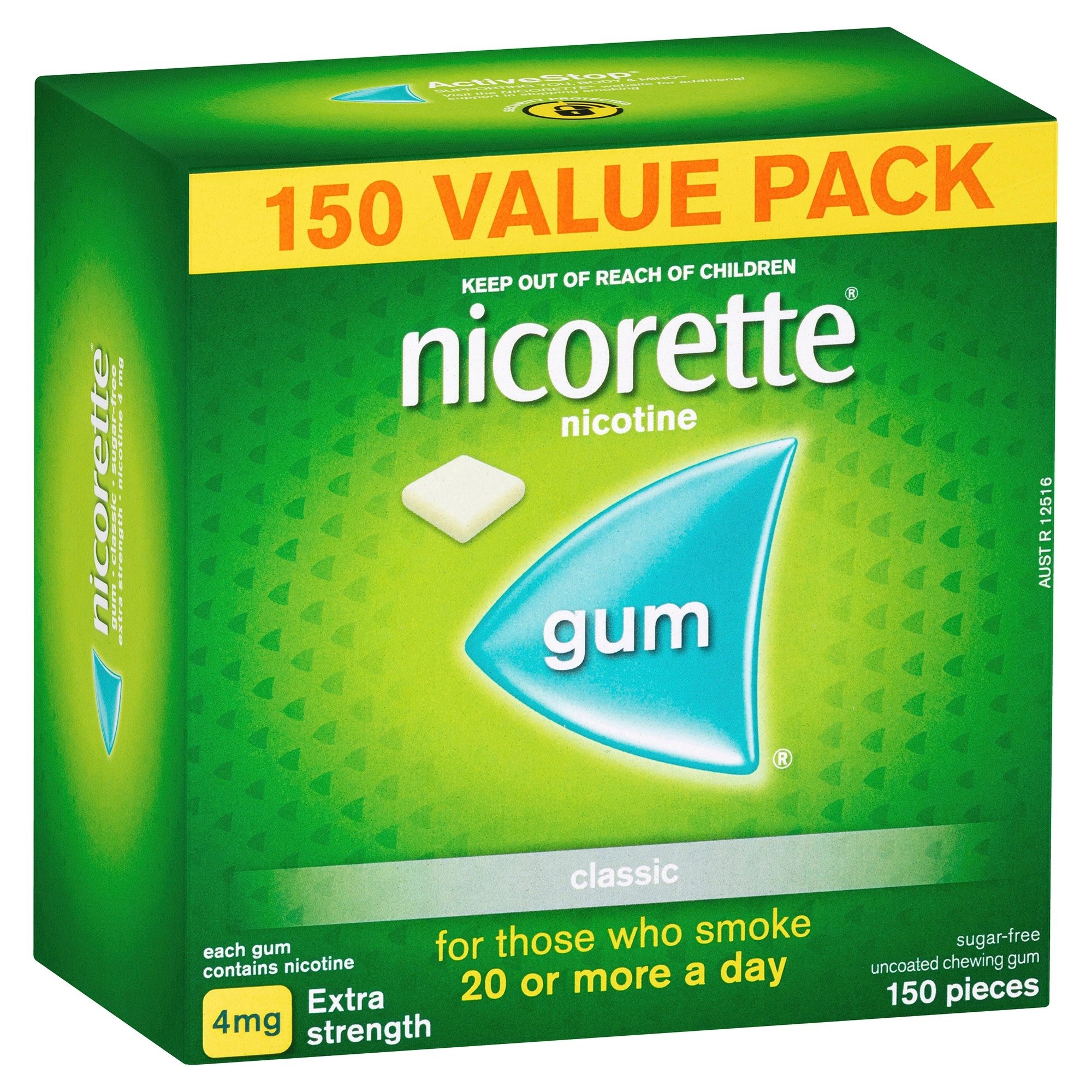 Nicorette Gum Classic 4mg - 150 pieces - Image 6