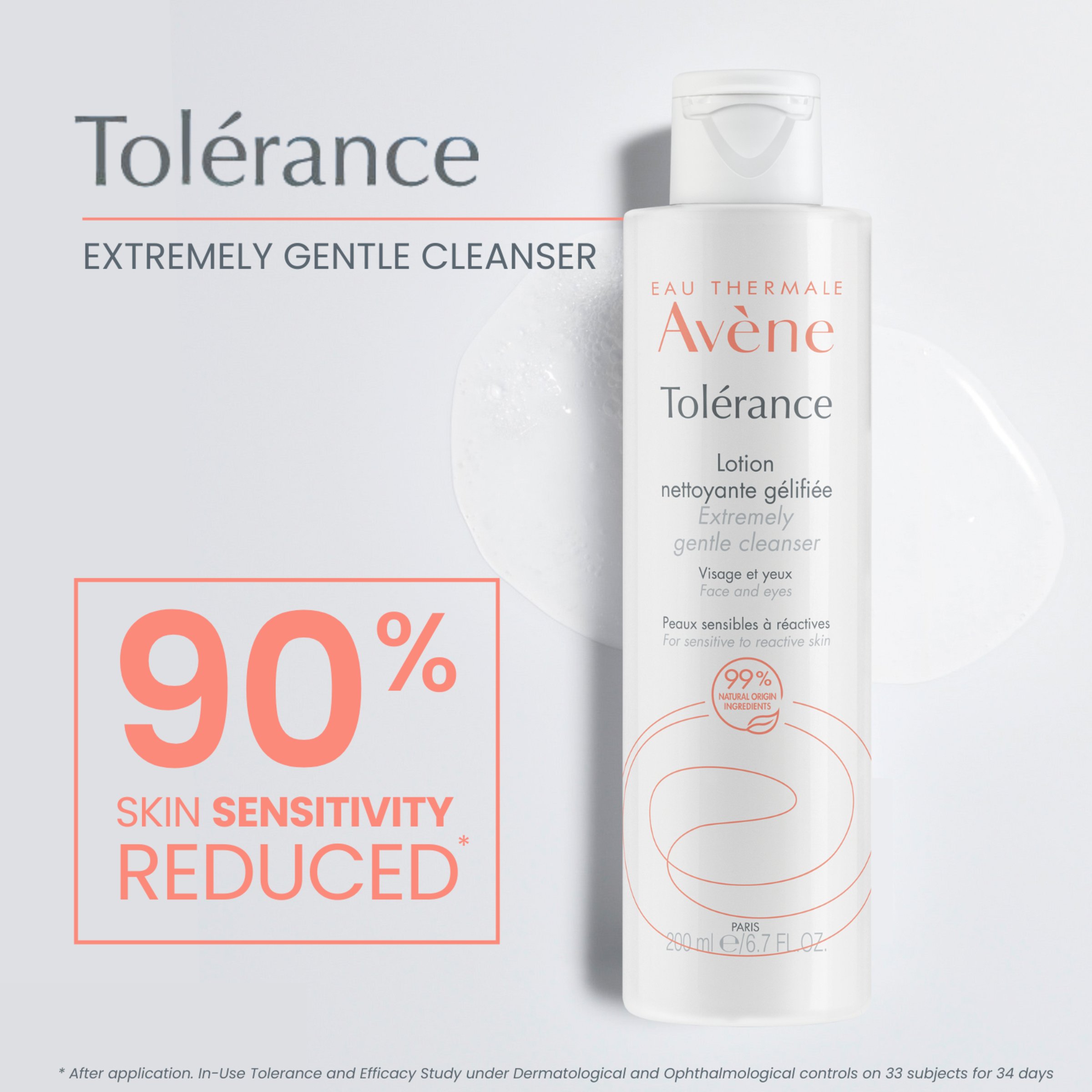 Avene Tolerance Extremely Gentle Cleanser 200ml - Image 4
