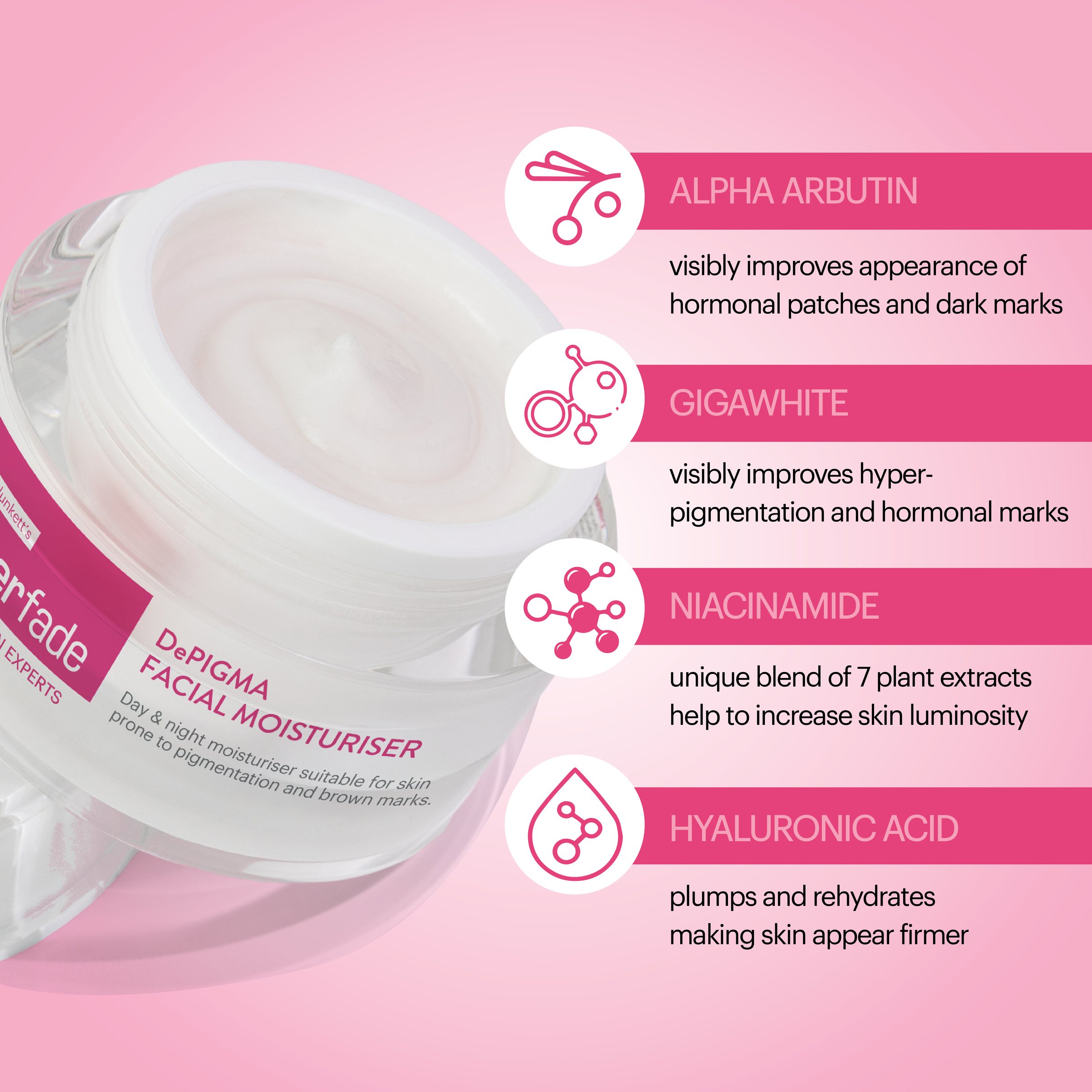 John Plunkett's SuperFade DePIGMA Moisturiser 50g - Image 6