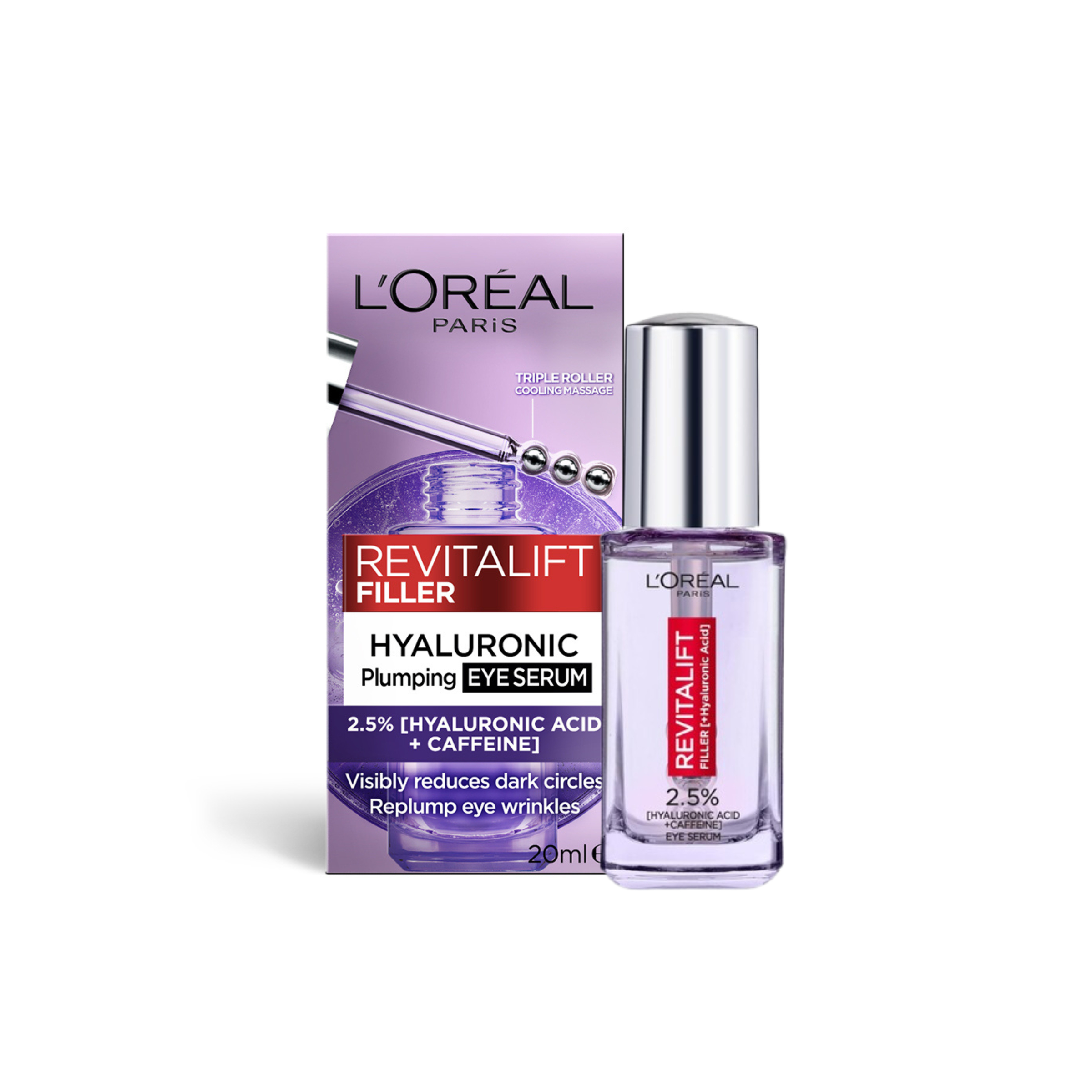 L'Oreal Paris Revitalift Filler Eye Serum 20ml - Image 6