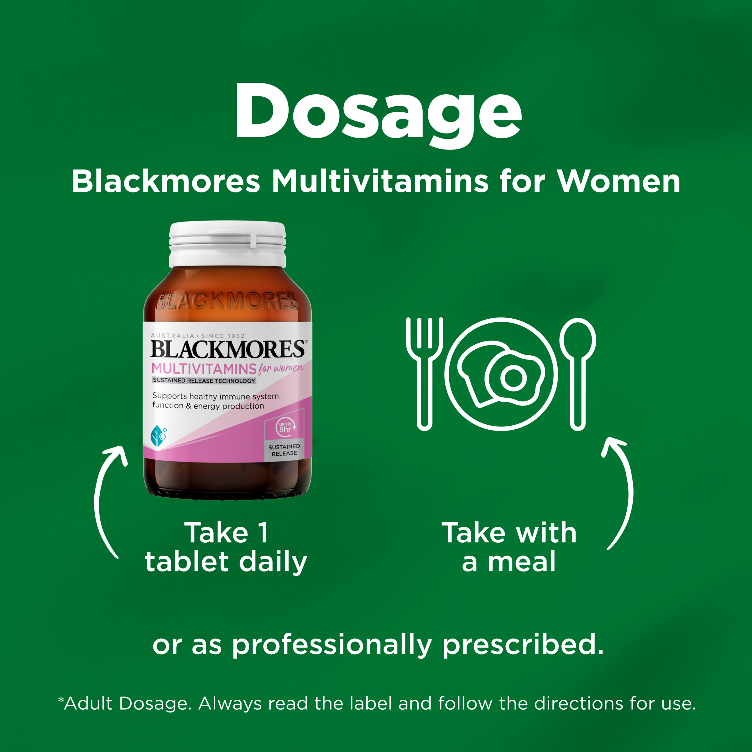 Blackmores Sustained Release Multivitamins For Women 90 tablets - Image 6