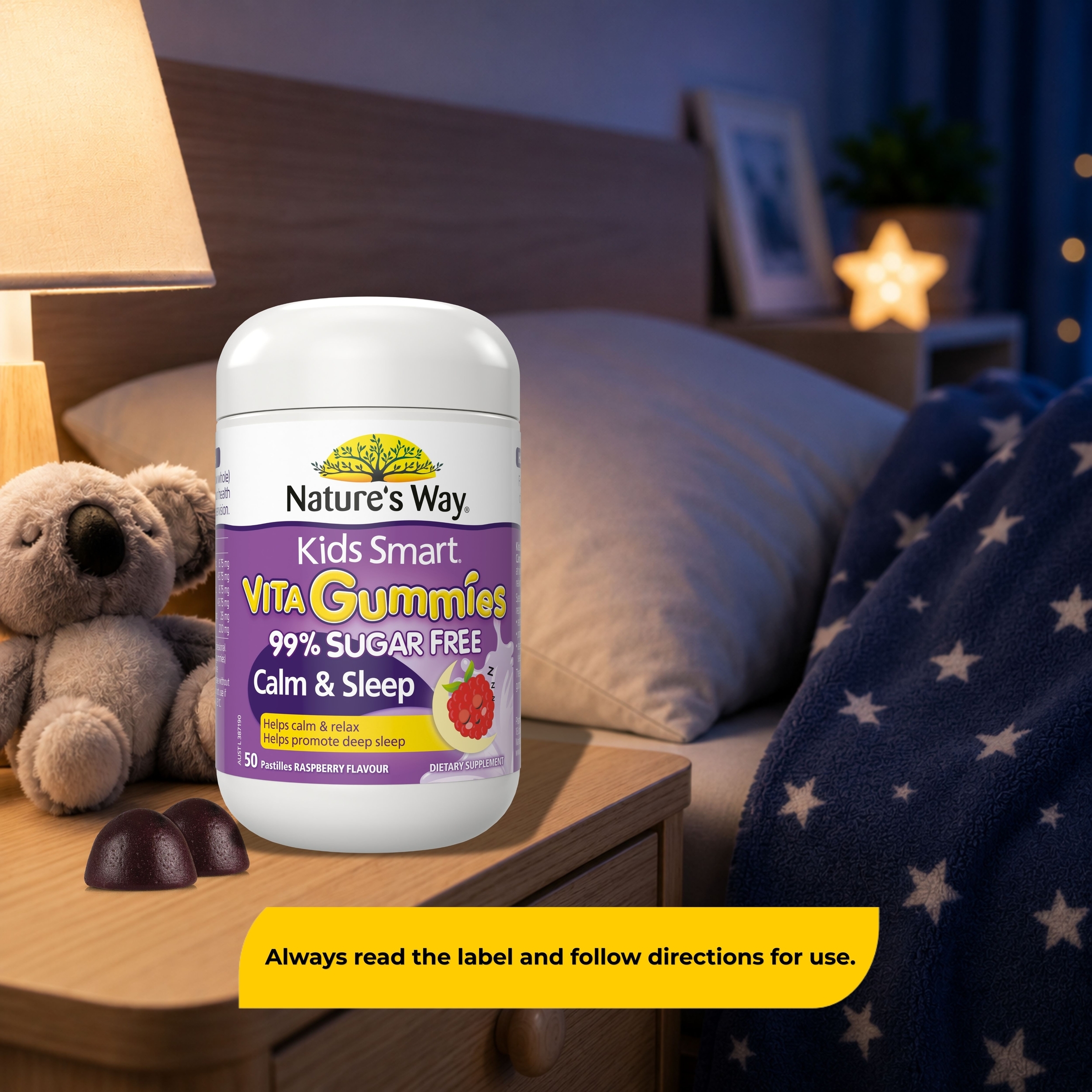 Nature's Way Kids Smart Vita Gummies Calm + Sleep 50 pastilles - Image 4