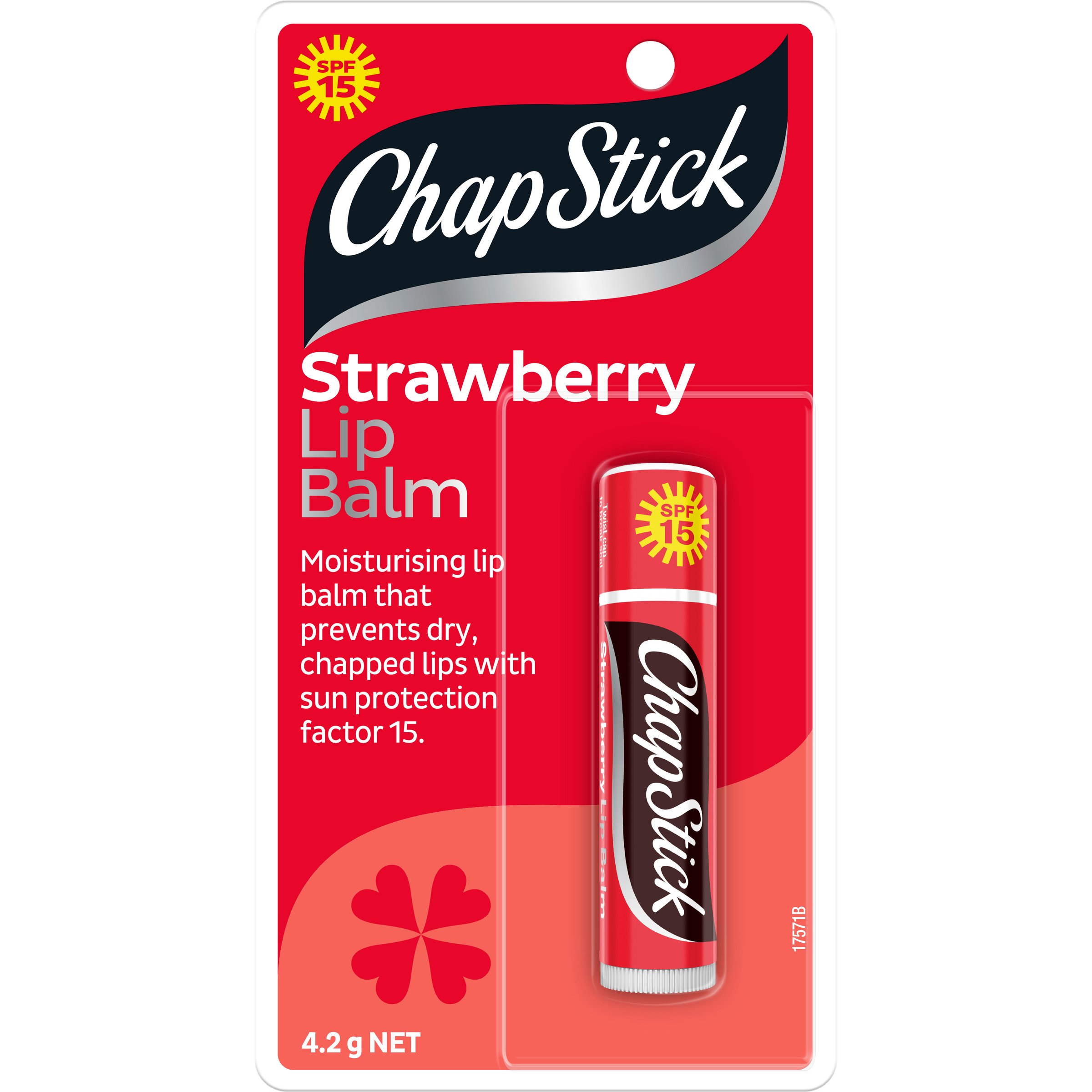 Chapstick Lip Balm Strawberry SPF15 - 4.2g - Image 1