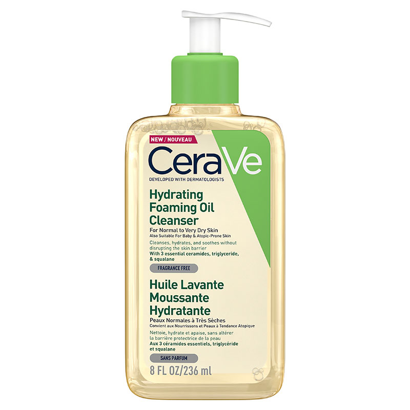 CeraVe Hydrating Foaming Oil Cleanser 236ml - Image 1