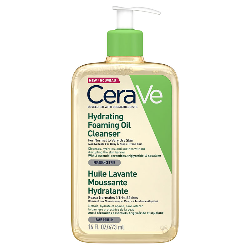 CeraVe Hydrating Foaming Oil Cleanser 473ml - Image 1