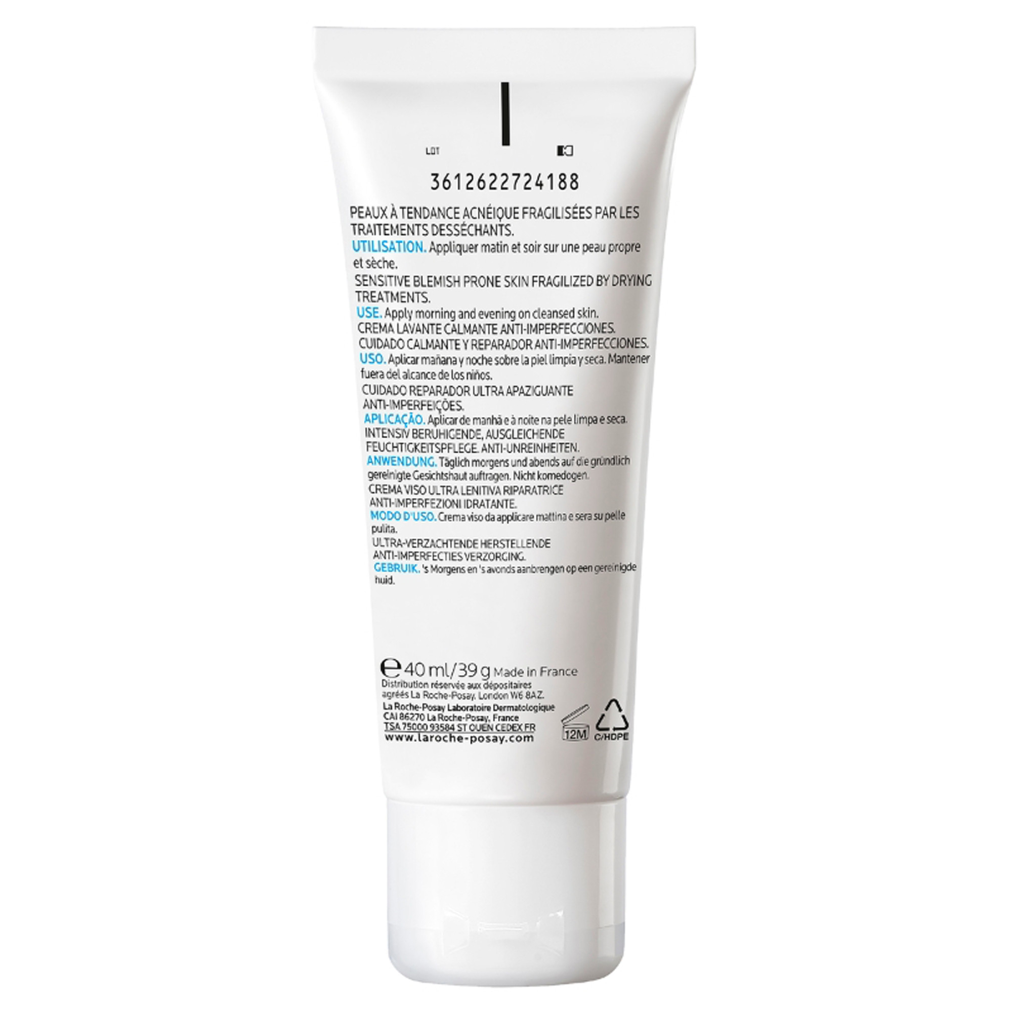 La Roche-Posay Effaclar H Iso-Biome Moisturiser 40ml - Image 9