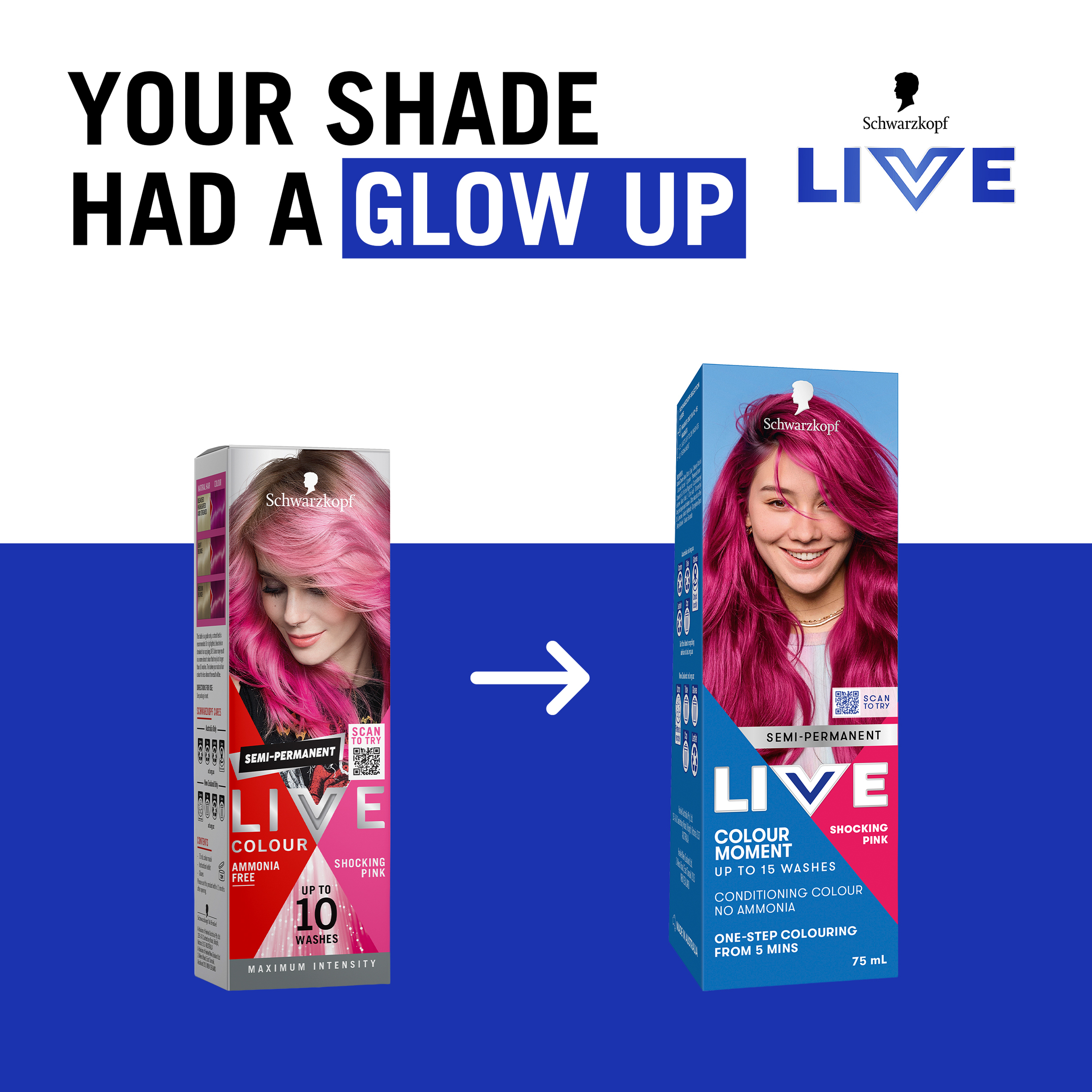 Schwarzkopf LIVE Colour UBs Shocking Pink Semi Permanent 75ml - Image 12