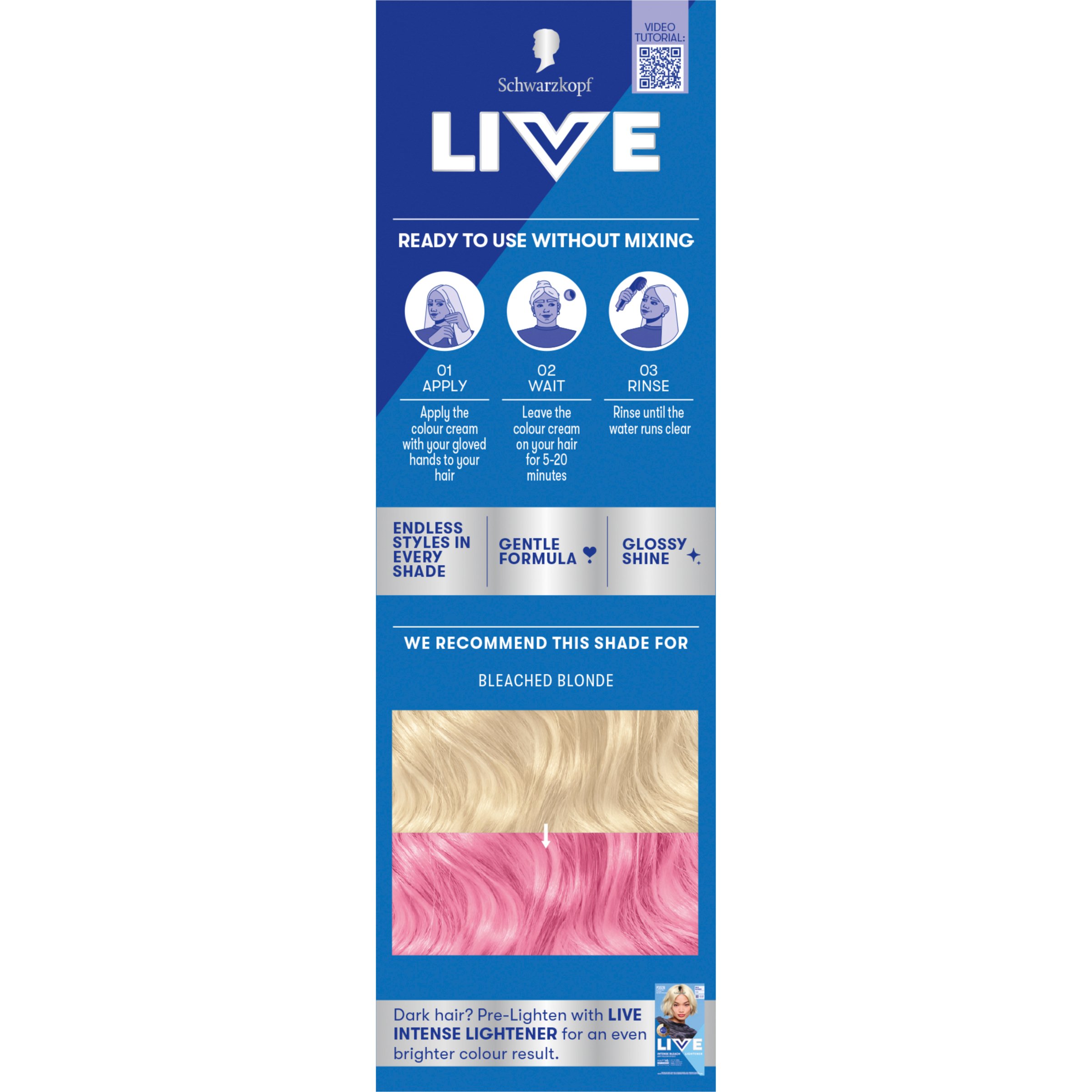 Schwarzkopf Live Colour Pastels Cotton Candy Pink 75ml - Image 2
